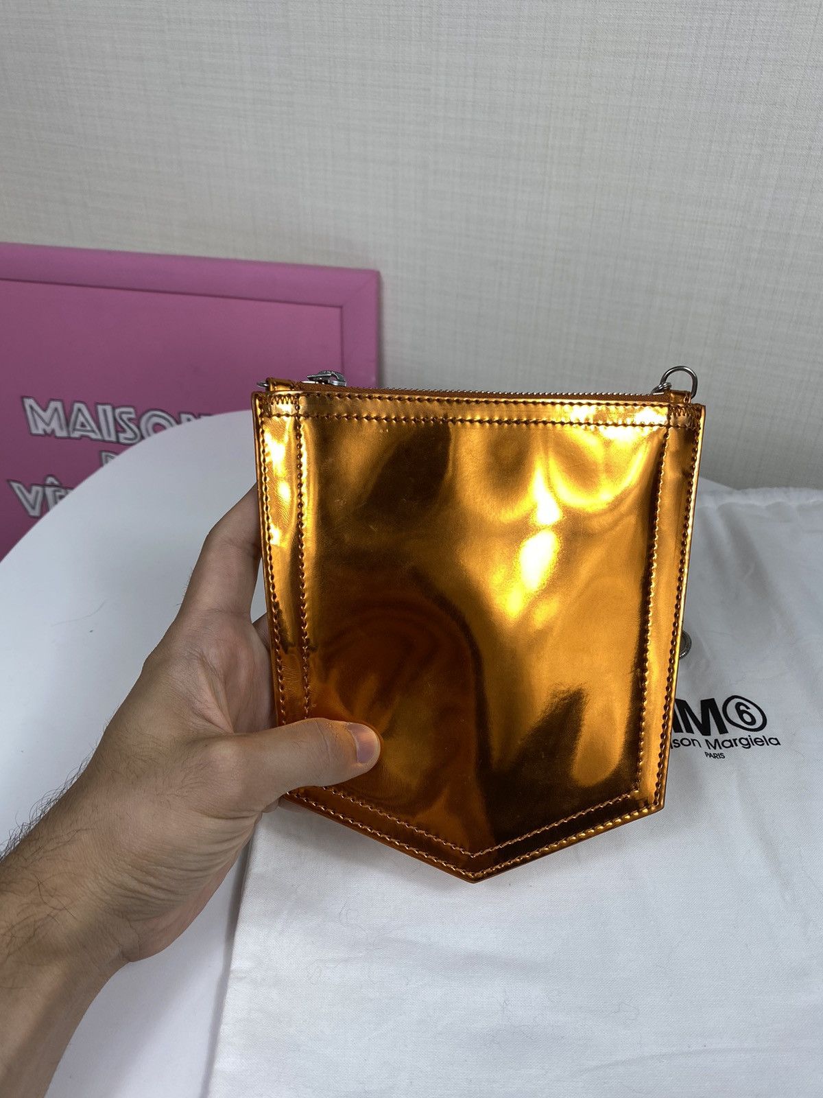 Maison Margiela Maison Margiela MM6 Vinyl Pouch Bag Size ONE SIZE - 7 Thumbnail