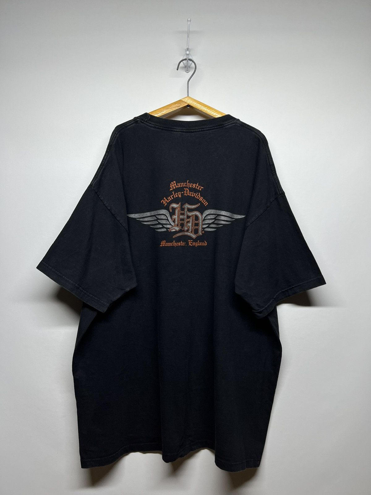 Harley Davidson × Vintage Vintage Y2k Crazy Harley Davidson Motorcycle T-Shirt 00’s Size US XXL / EU 58 / 5 - 2 Thumbnail