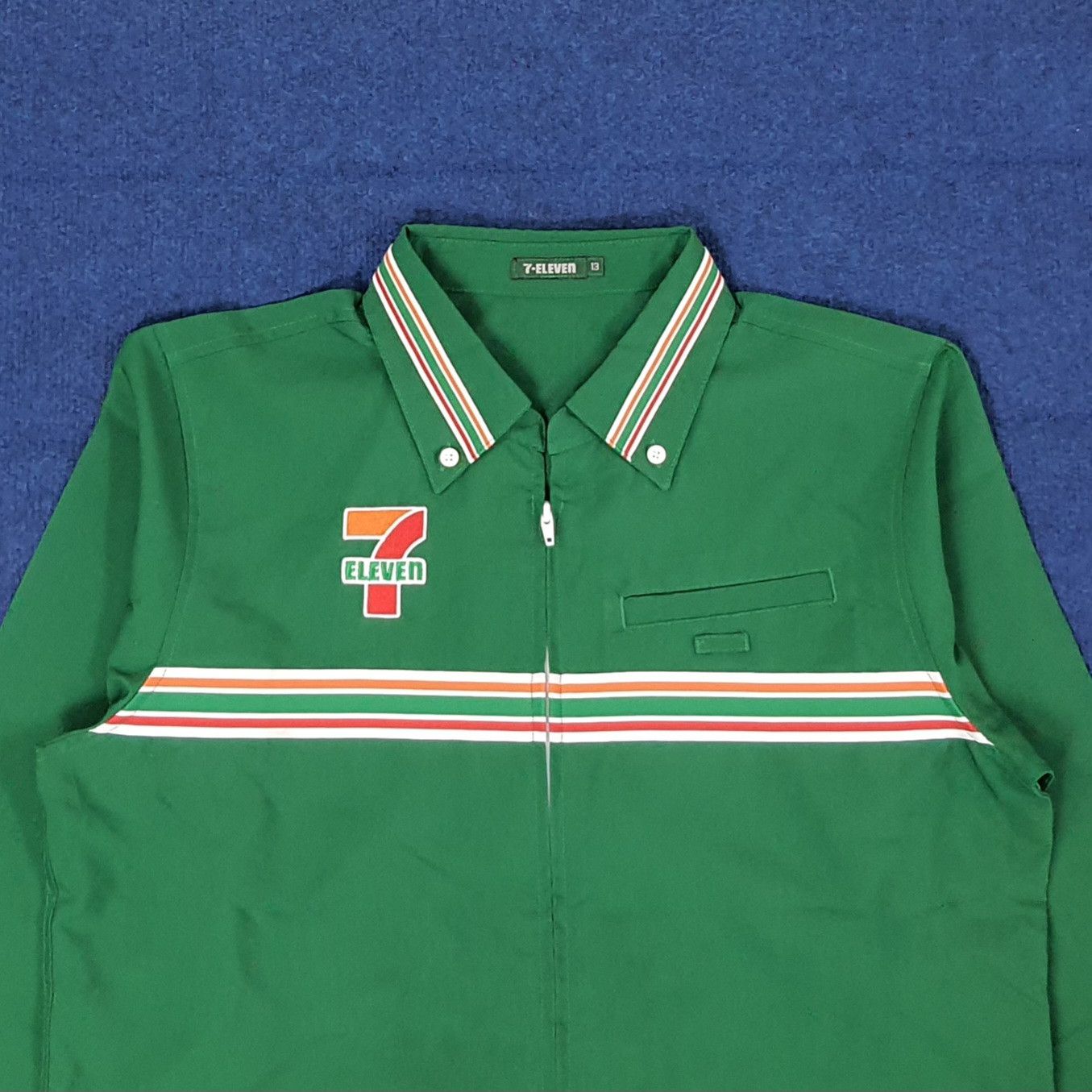 Japanese Brand Vintage 7 Eleven Japan Staff Uniform Jacket C223N6 Size US M / EU 48-50 / 2 - 4 Thumbnail