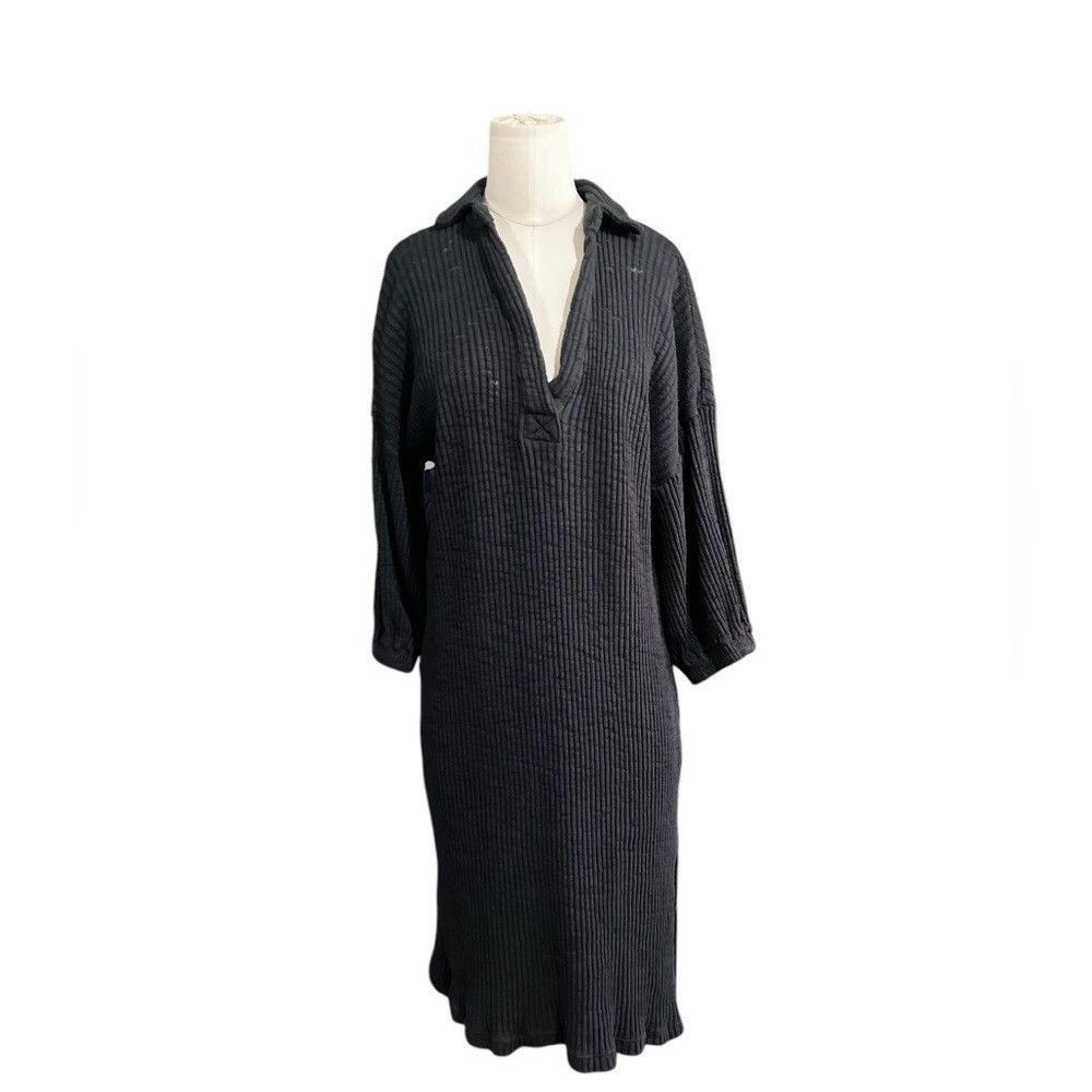 Free People Free People Pacific Dress - Black in Size Medium Size M / US 6-8 / IT 42-44 - 2 Thumbnail