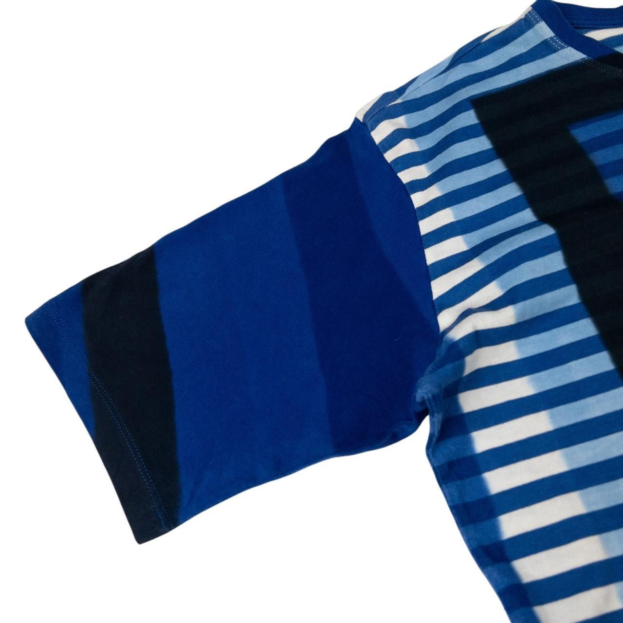 Issey Miyake Vintage Issey Miyake MEN Blur Stripe T Shirt Size M Size US M / EU 48-50 / 2 - 4 Thumbnail