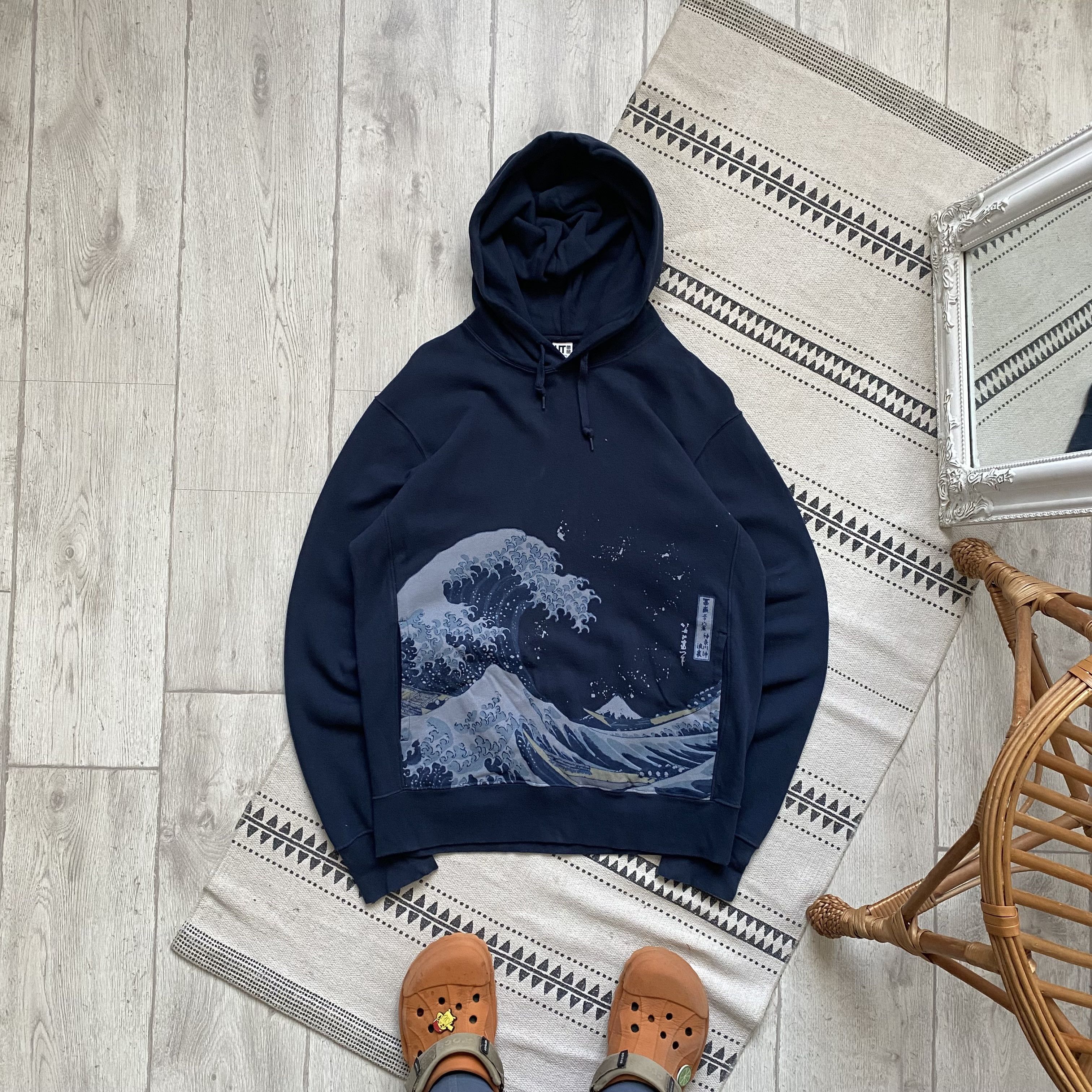 Uniqlo Japanese Art Uniqlo hoodie Museum of Boston the wave Size US S / EU 44-46 / 1 - 1 Thumbnail