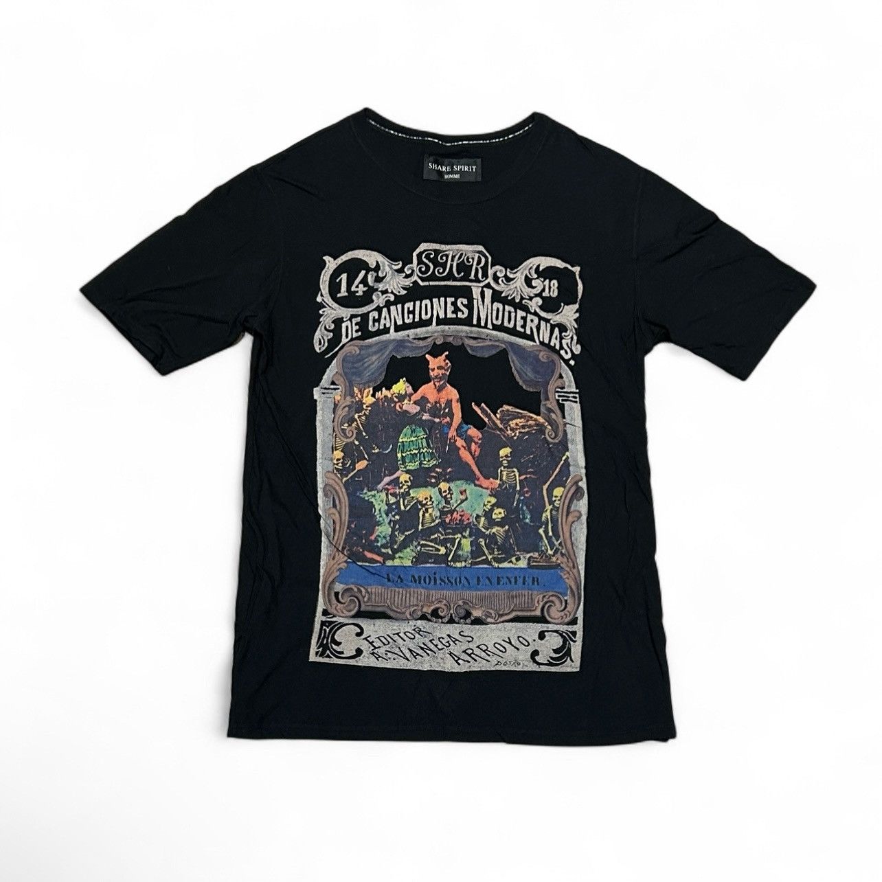 Share Spirit Homme Share Spirit Graphic Devil Print T-shirt | Grailed
