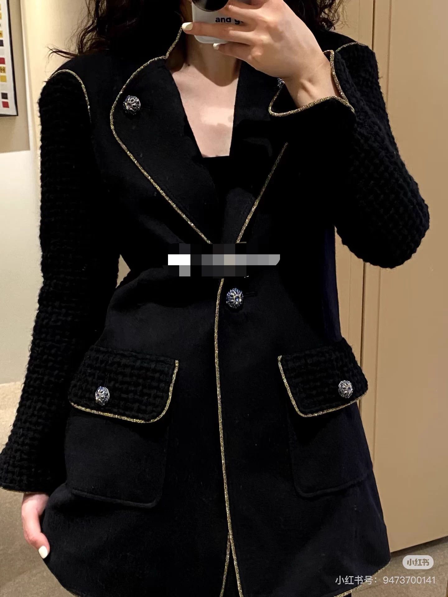 Chanel Chanel Women's Black Wool Salzburg Jacket 40 Size M / US 6-8 / IT 42-44 - 1 Thumbnail