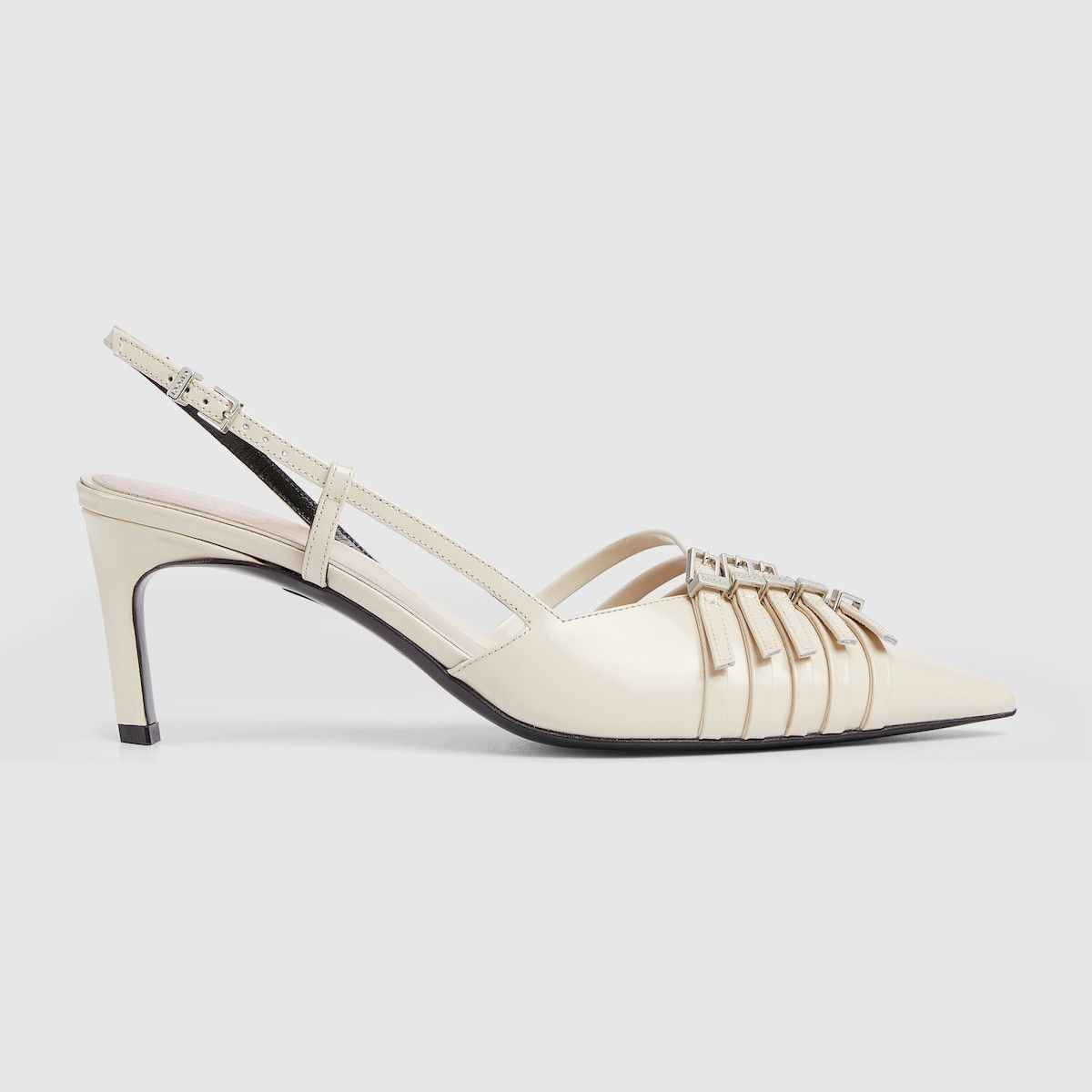 o1s1wg110125 Slingback Pumps in Ivory