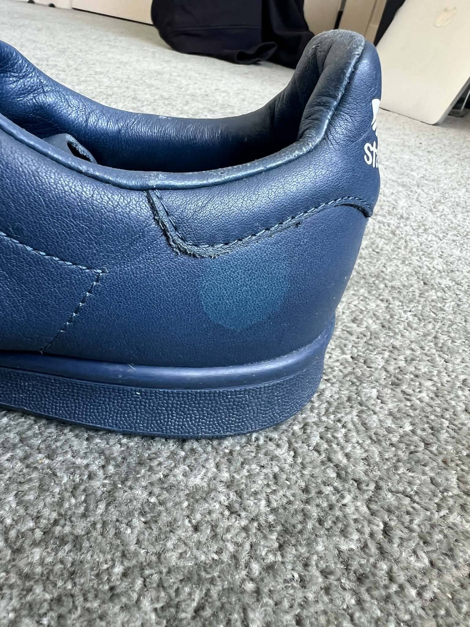 Adidas × Raf Simons Raf Simons x Adidas Stan Smith Navy Blue Size US 9 / EU 42 - 9 Thumbnail