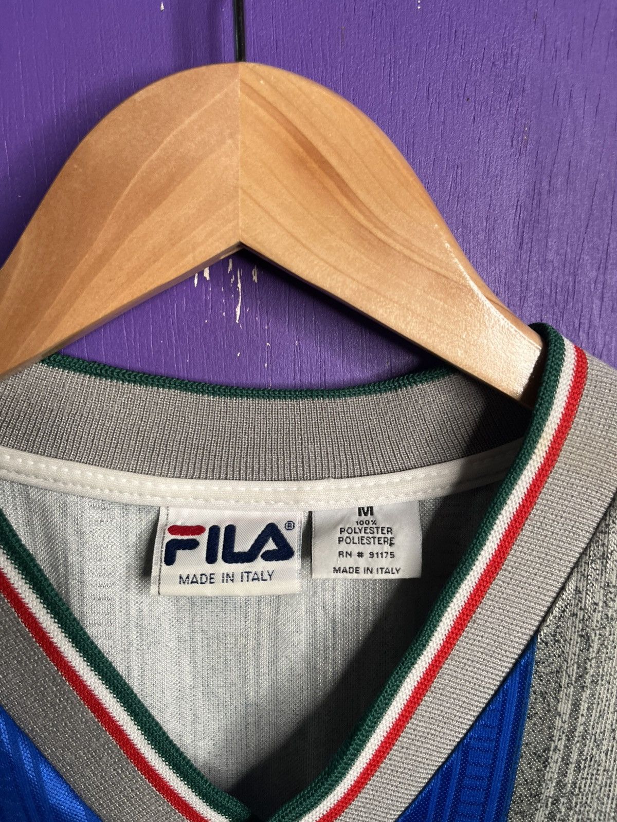 Fila × Vintage Vintage 1998 Fila World Cup soccer jersey Size US M / EU 48-50 / 2 - 4 Thumbnail