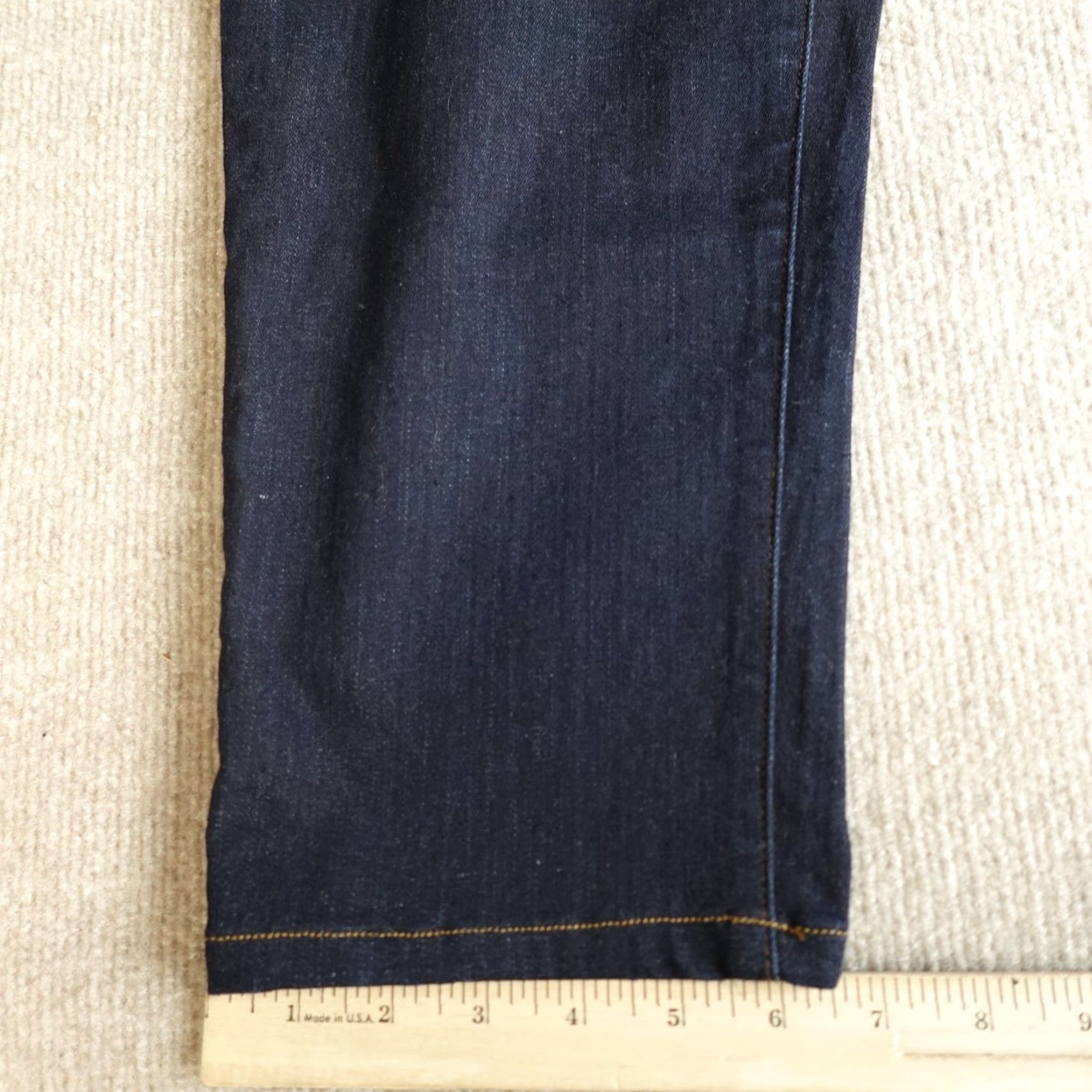 Eileen Fisher Eileen Fisher Womens Jeans 18 Blue Solid Organic Cotton Blend Denim 5-Pocket Straight Stretch Size 40" / US 18 - 4 Thumbnail