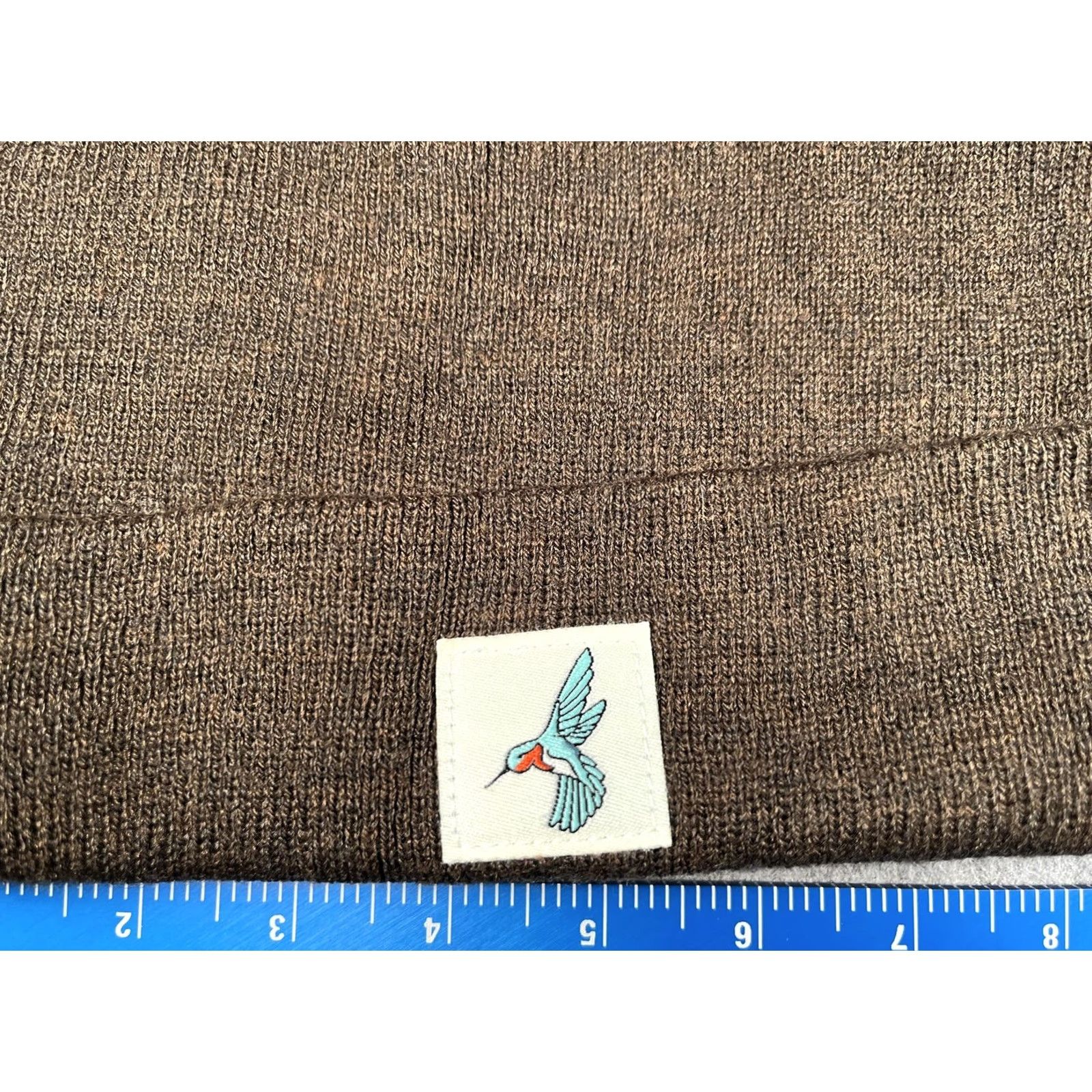 Native VINTAGE? No. Urban Native Era Beanie Mens One Size Brown Knit Bird Logo Winter Casual Size ONE SIZE - 2 Thumbnail