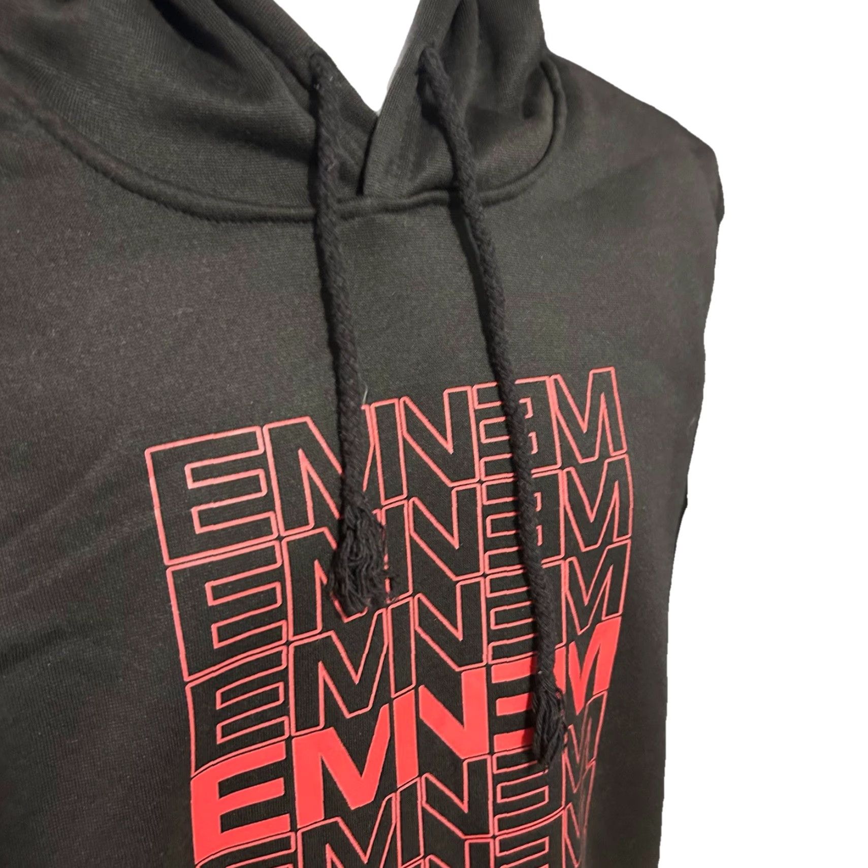 Vintage Eminem Hoodie Hip Hop Men Medium Black Red Logo Drawstrings Hooded Pockets Slim Shady Size US M / EU 48-50 / 2 - 3 Thumbnail