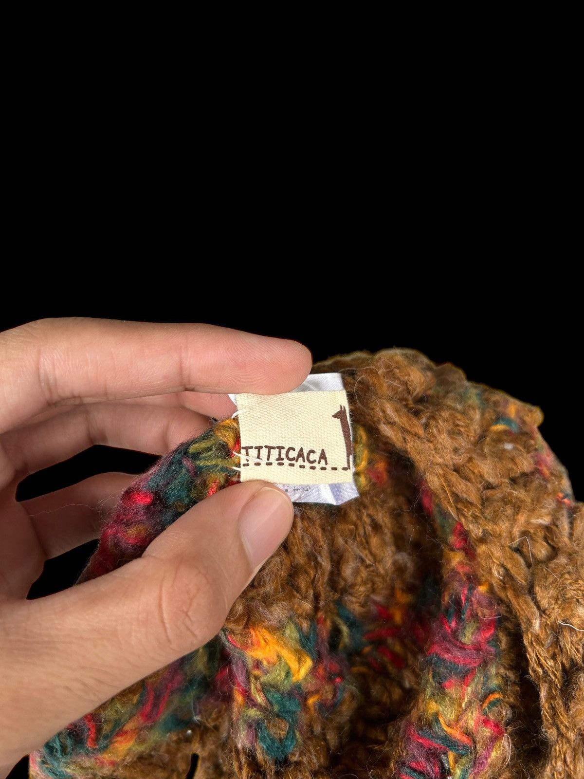 Japanese Brand × Kapital × Vintage Titicaca Crochet Knitted Beanie Hats ☠️☠️ Size ONE SIZE - 4 Thumbnail