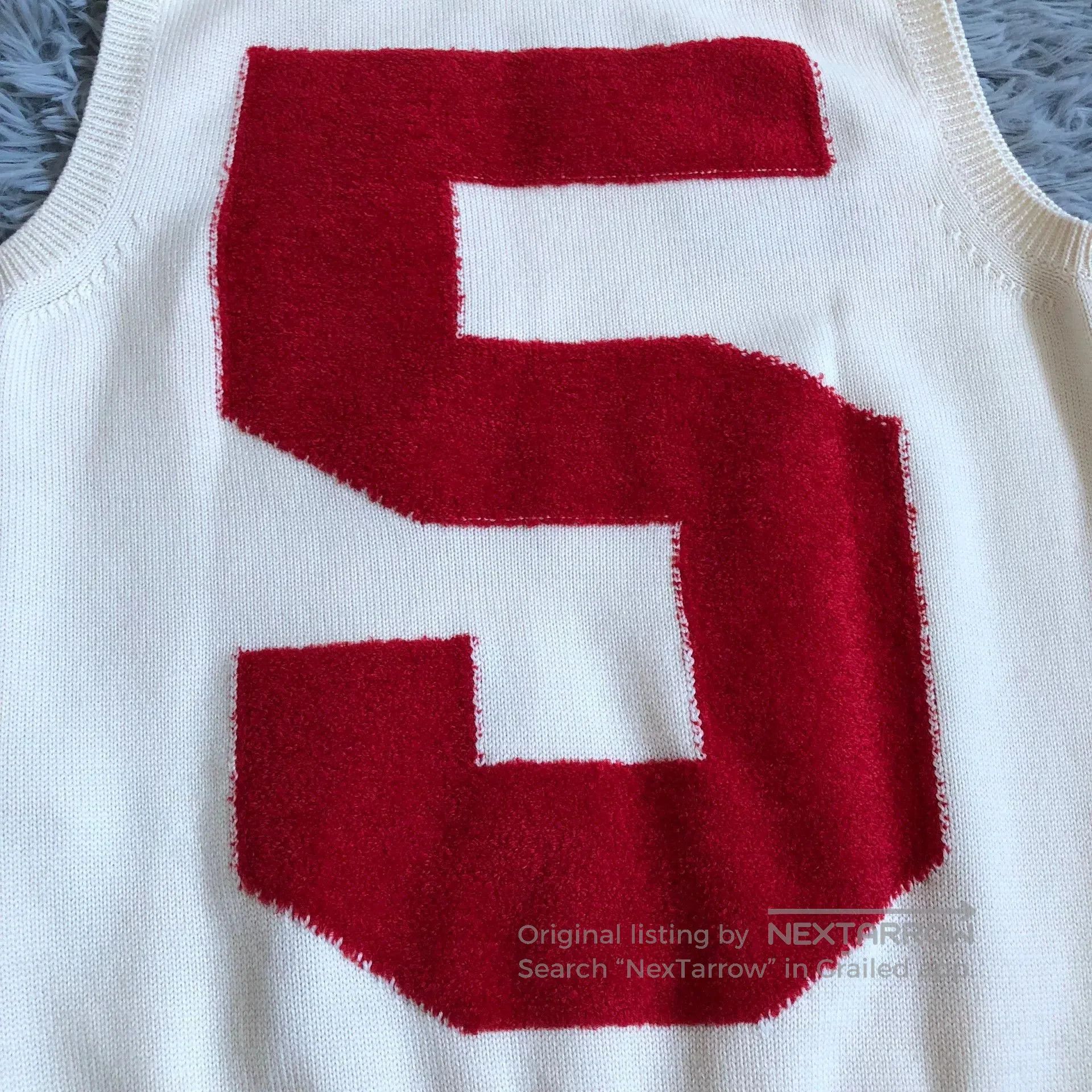 Gucci Gucci Flocked Number Vest. Size US S / EU 44-46 / 1 - 5 Thumbnail