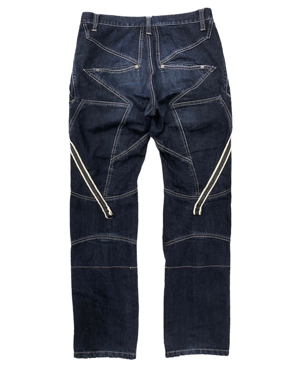 PPFM Archival PPFM Japan Streetwear Star Ass Style Jeans Size US 32 / EU 48 - 3 Thumbnail