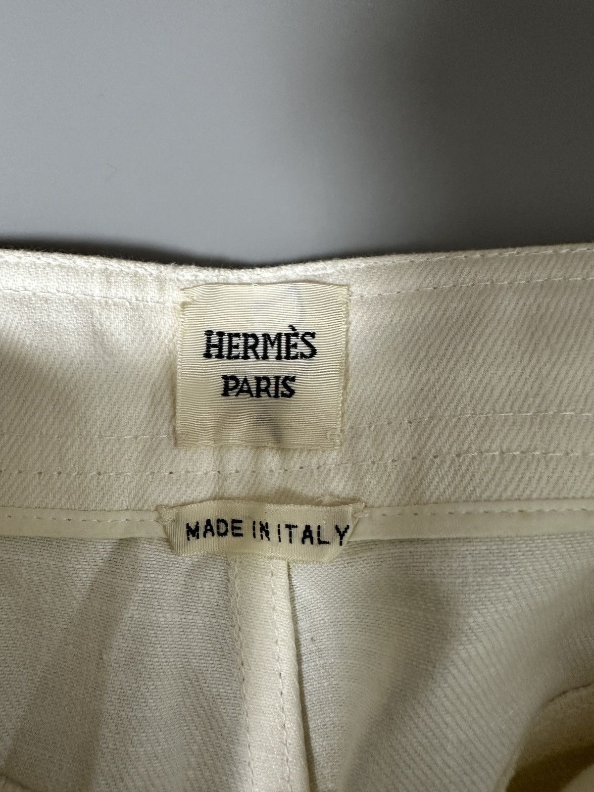 Hermes HERMES / MAISON MARGIELA ERA - CALFSKIN JEANS Size 24" / US 00 / IT 34 - 4 Thumbnail