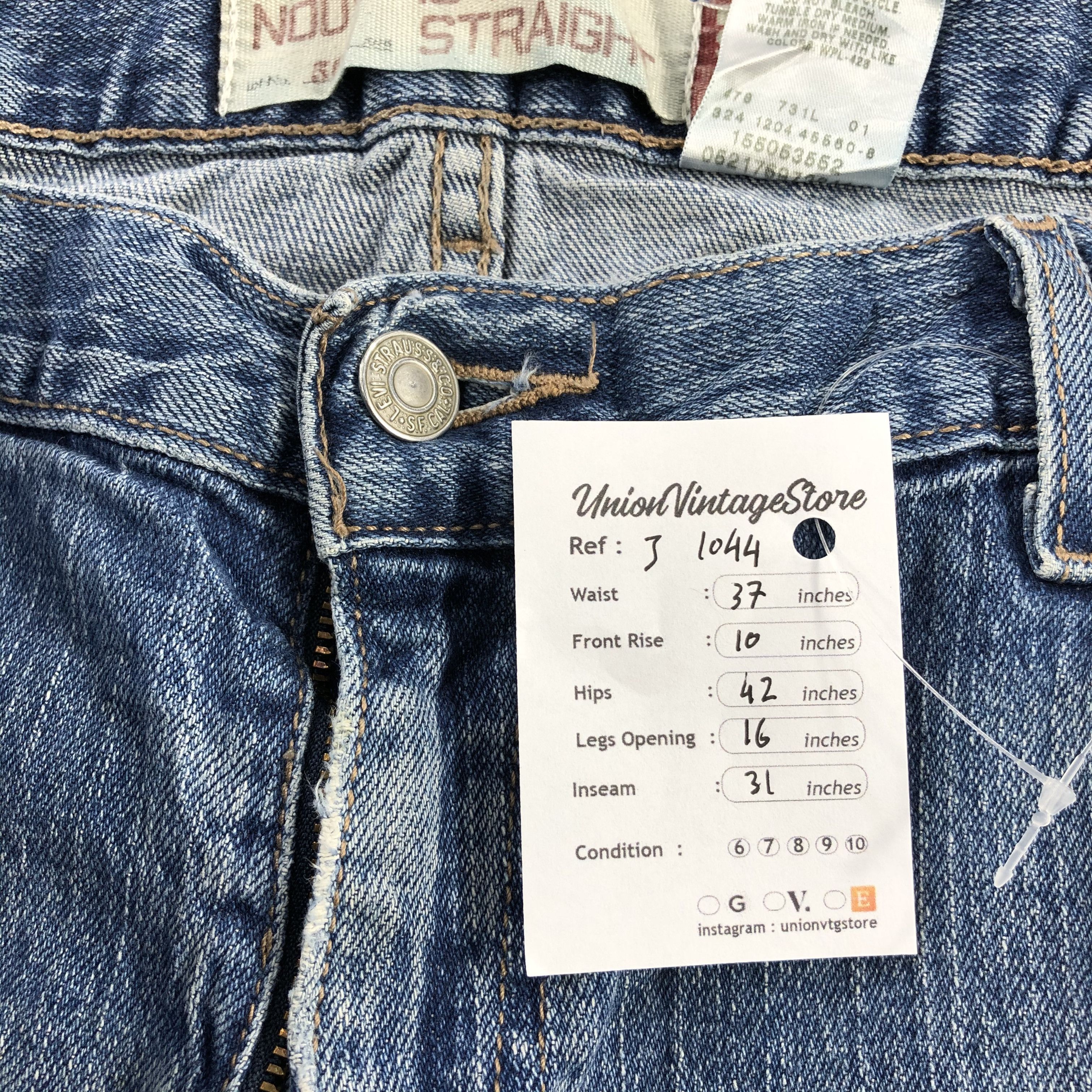 Levi's Faded Blue Denim Vintage Levis 505 Jeans-J1044 Size US 36 / EU 52 - 13 Thumbnail