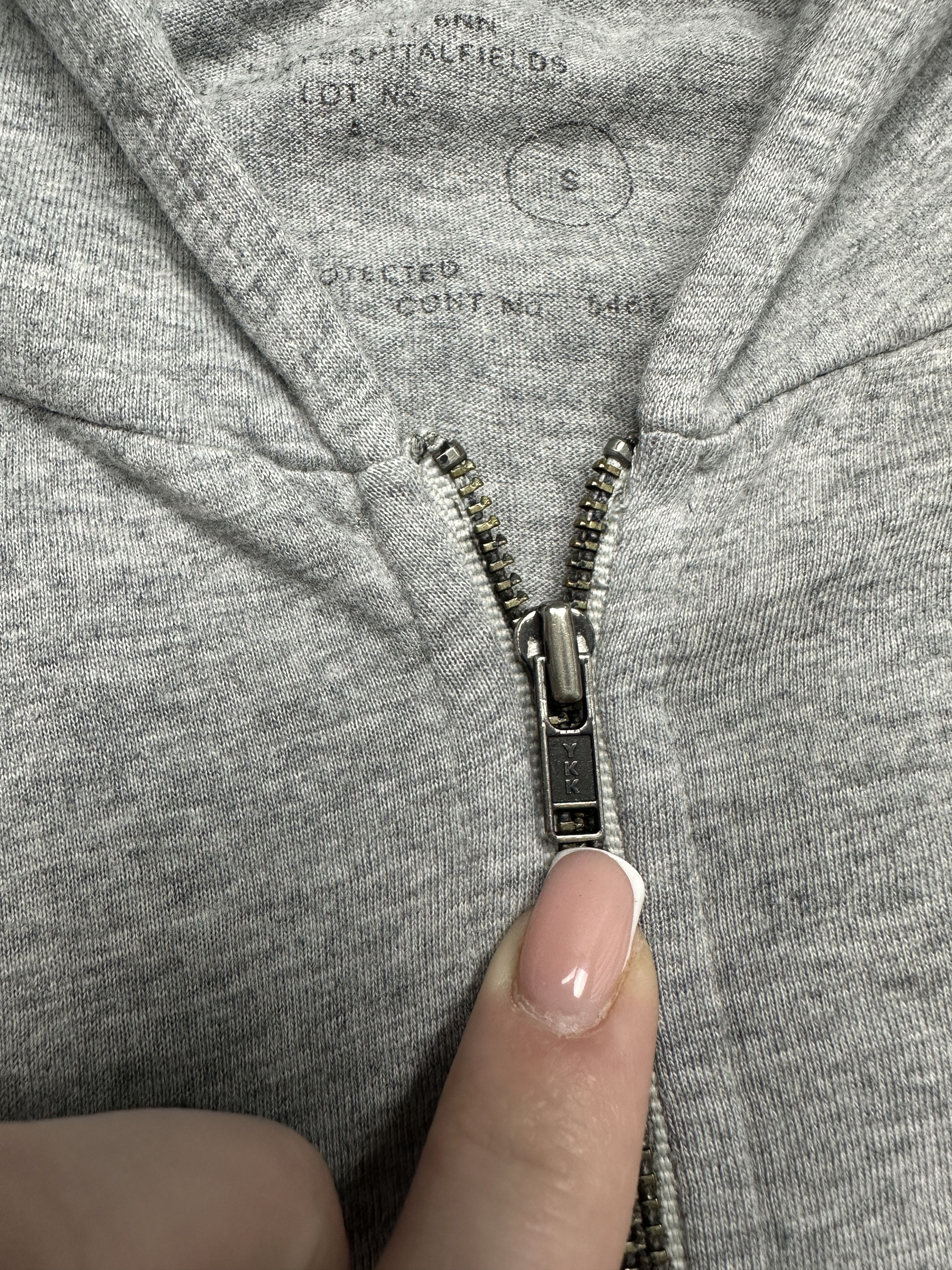 Allsaints Allsaints Mens Bone Full Zip Hoodie Size US S / EU 44-46 / 1 - 5 Thumbnail