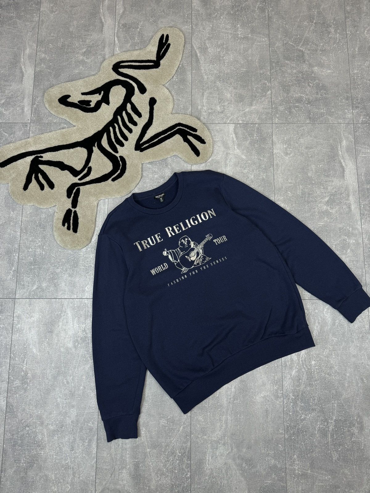 Japanese Brand × True Religion Mens Vintage True Religion Sweatshirt big logo Japanese y2k Size US M / EU 48-50 / 2 - 1 Thumbnail