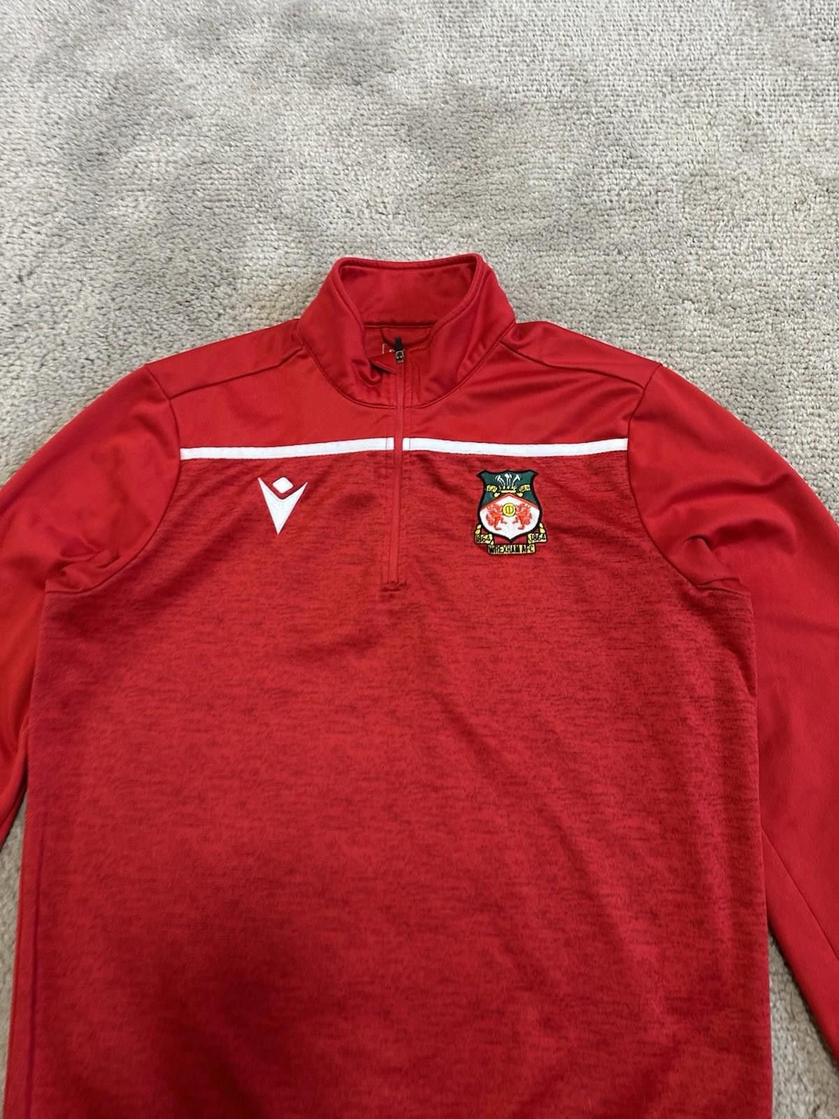 Macron WREXHAM 2020'S FOOTBALL TRAINING TOP JERSEY MACRON SIZE M Size US M / EU 48-50 / 2 - 4 Thumbnail