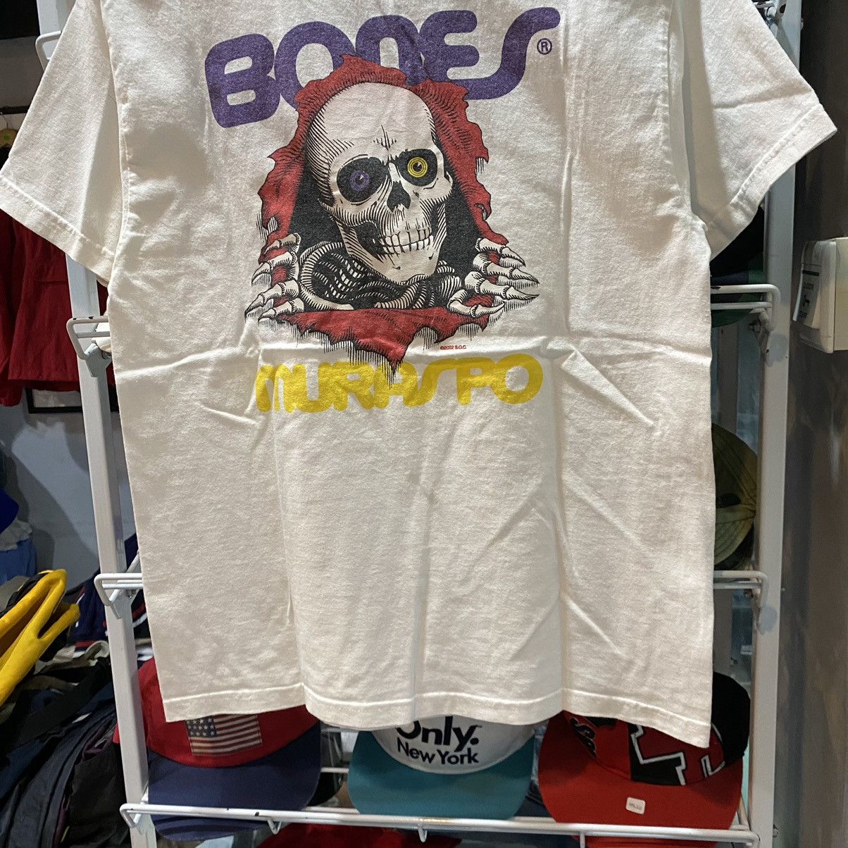 Bones Powell Peralta Bones Skeleton Iconic Skate Tee Size US M / EU 48-50 / 2 - 4 Thumbnail