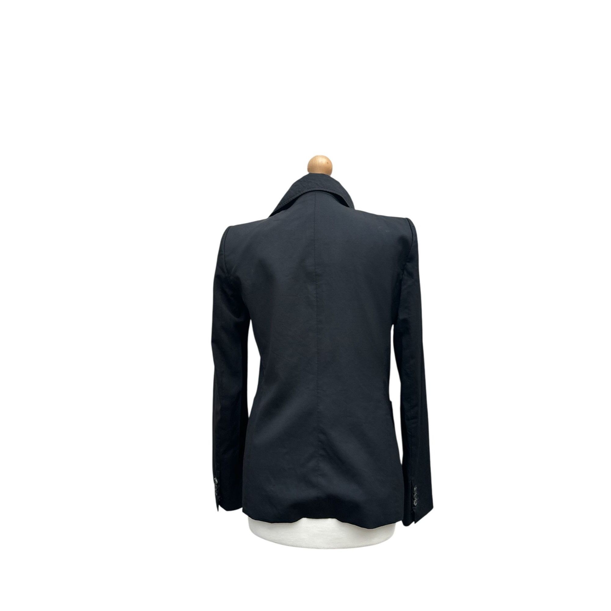 Yves Saint Laurent FW 2007 Black Safari-Inspired Jacket Size S / US 4 / IT 40 - 4 Thumbnail