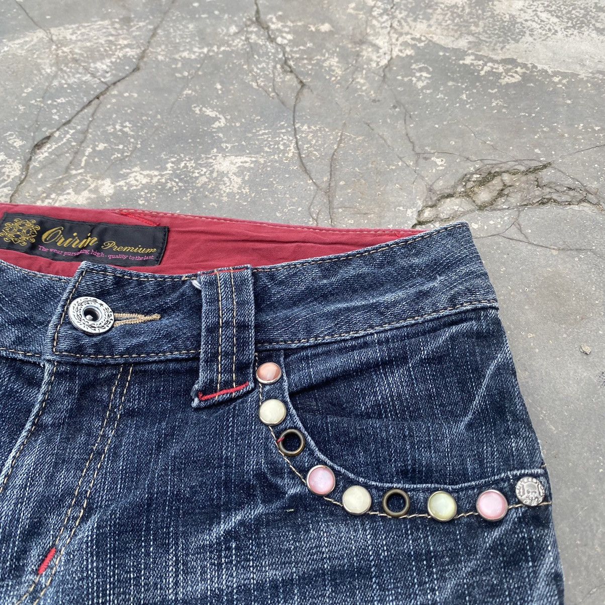 If Six Was Nine ORIRIN Stone Flare Size 29" - 7 Thumbnail