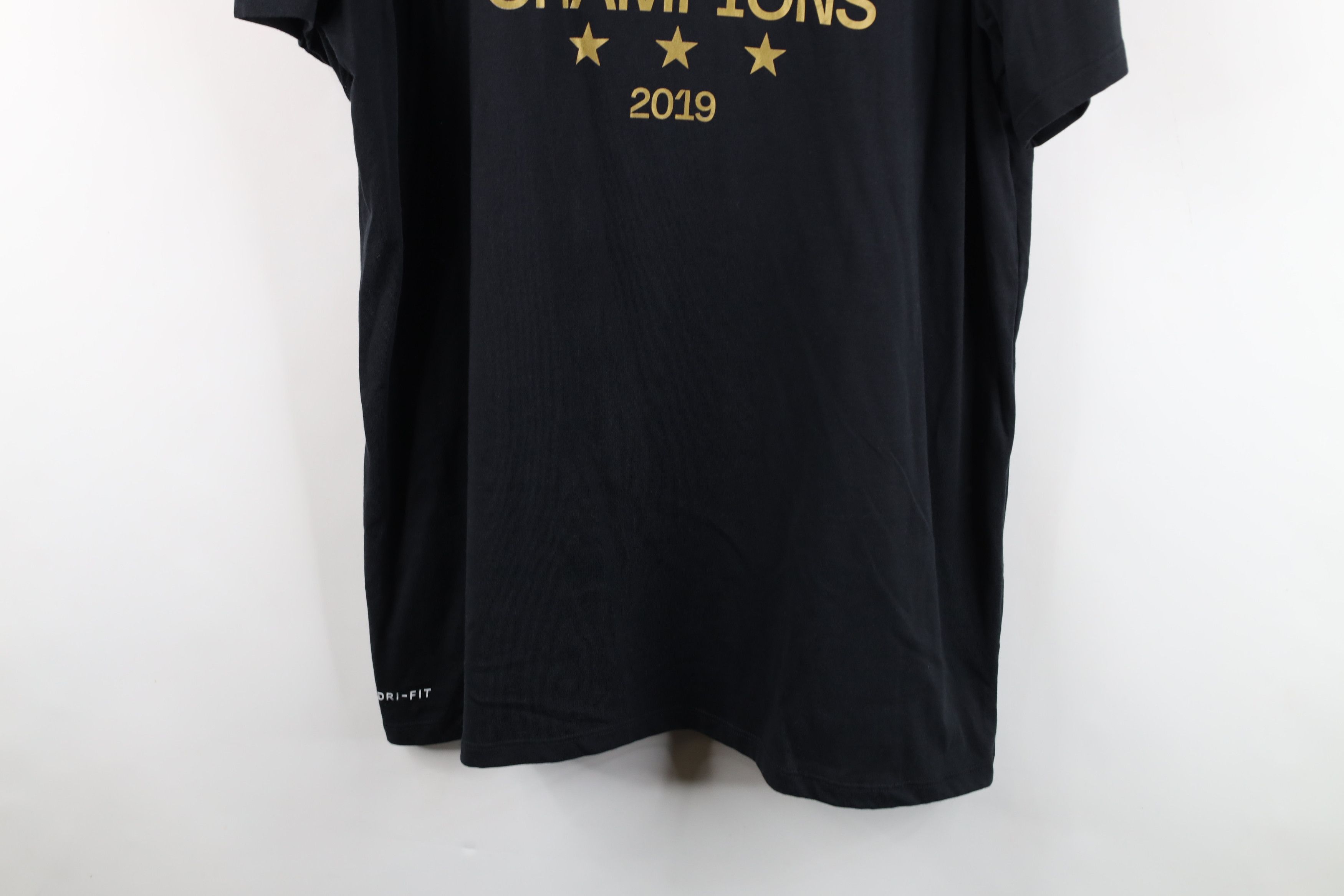 Nike Nike Champion USA National Team Soccer T-Shirt USWNT Black Size XXL / US 16-18 / IT 52-54 - 3 Thumbnail