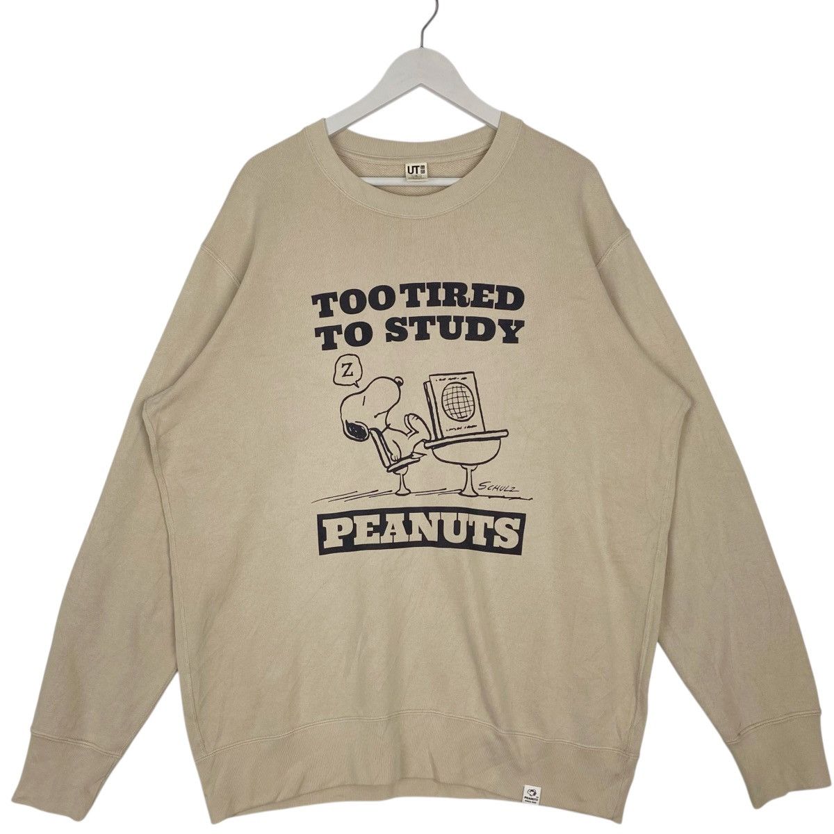 Other Vintage Peanuts Snoopy Crewneck Sweatshirt Beige Size US XL / EU 56 / 4 - 1 Thumbnail