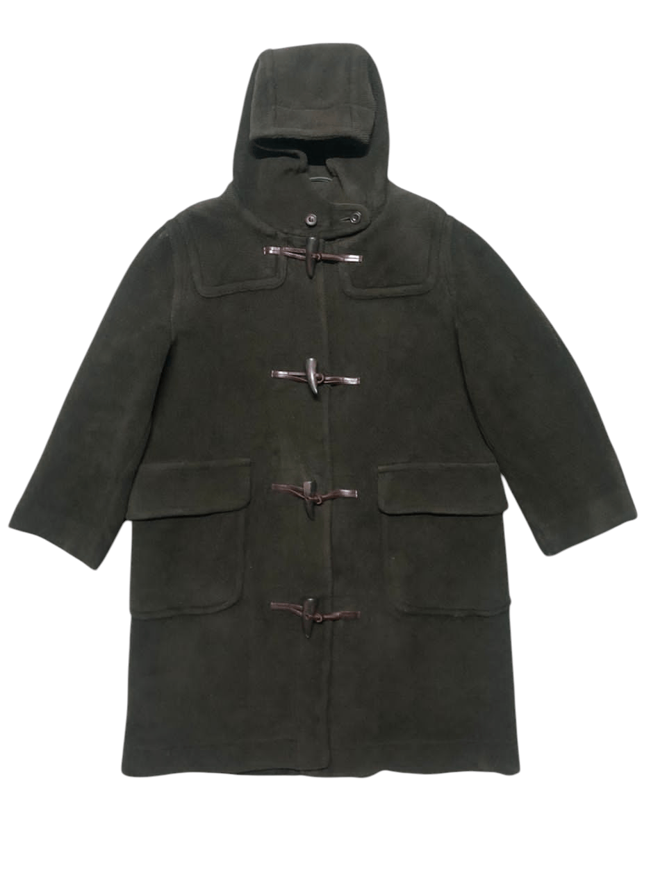 Designer × Gloverall × Vintage Vintage Old England Gloverall Duffle Coat Hoodie England Size US M / EU 48-50 / 2 - 1 Thumbnail