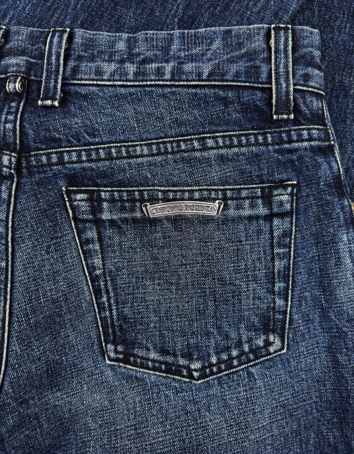 Chrome Hearts Chrome Hearts Flared Leg Blue Wash .925 Silver Denim Jeans Size US 32 / EU 48 - 5 Thumbnail