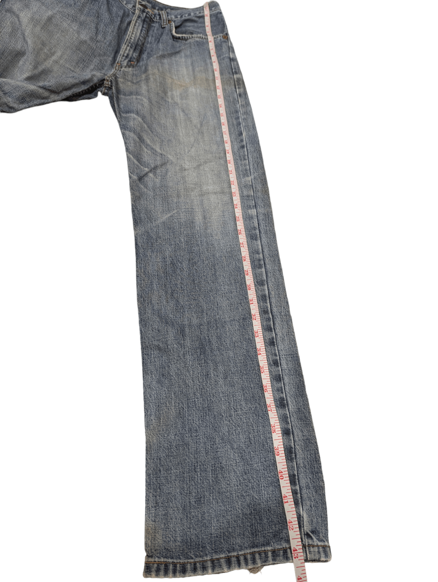 Levi's THRASHED LEVIS 534 DISTRESSED JEANS DENIM Size US 30 / EU 46 - 12 Thumbnail