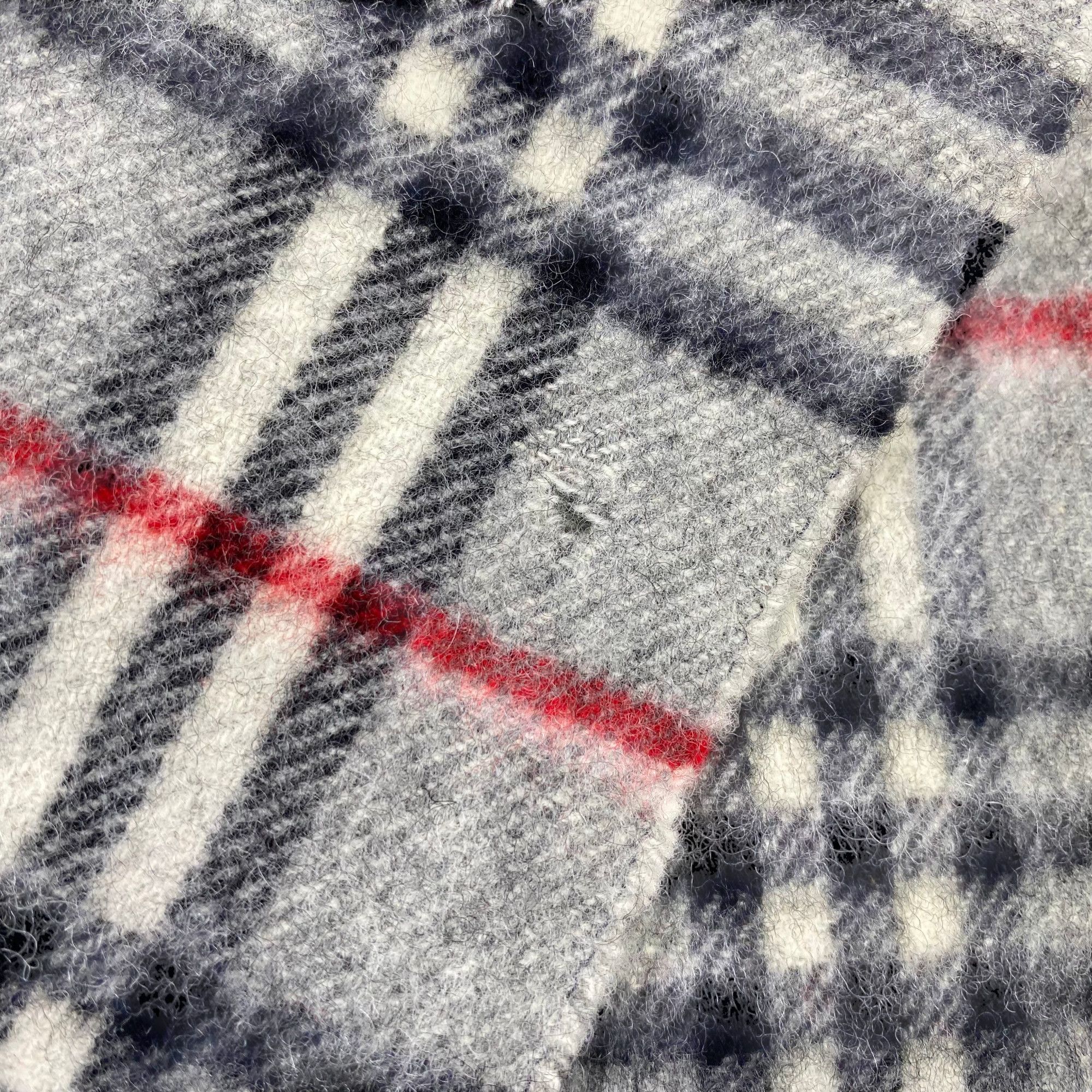 Burberry Vintage Burberrys Scarf Muffler Wool Cashmere Scarves Size ONE SIZE - 5 Thumbnail
