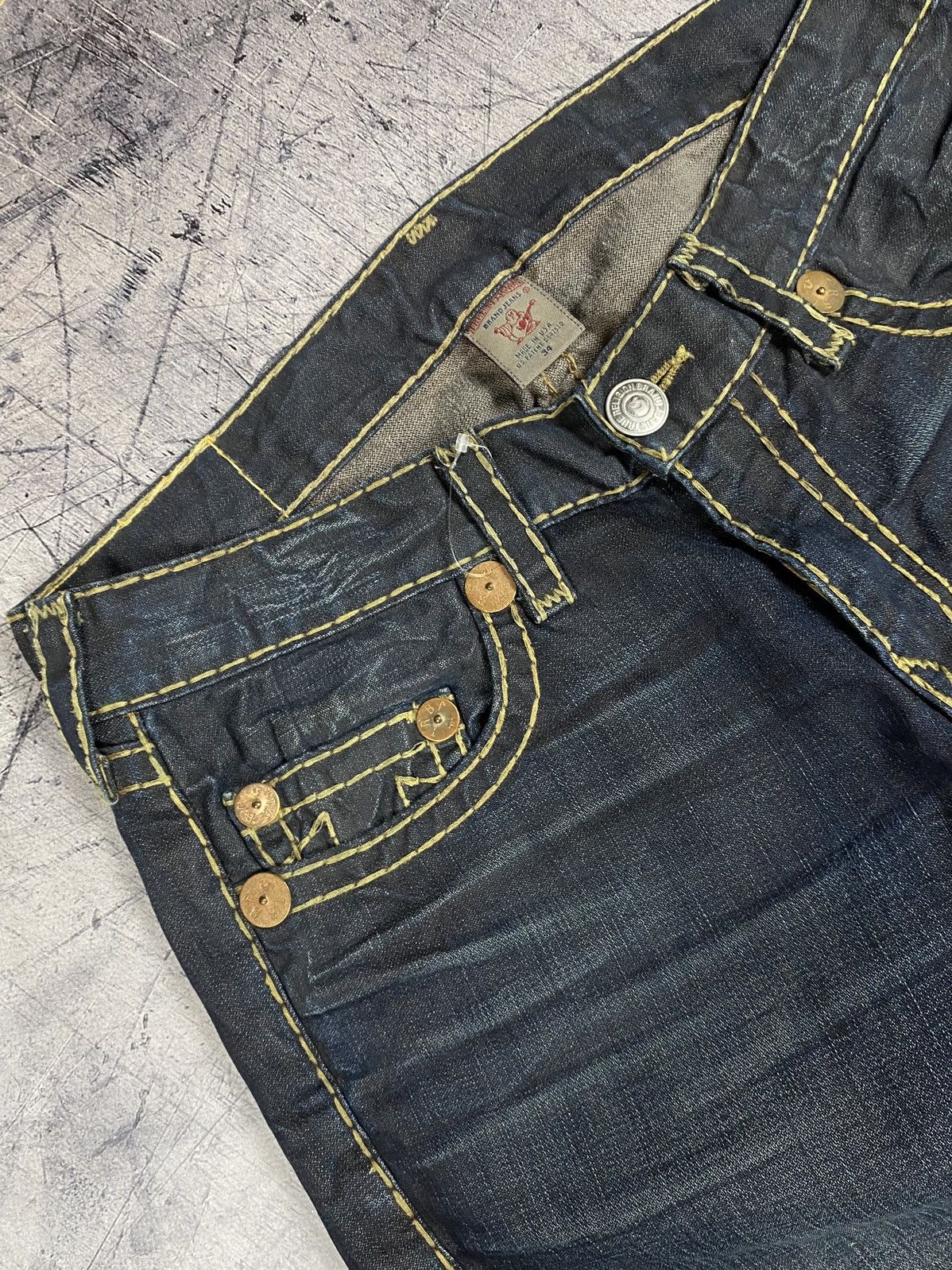 True Religion Vintage Y2K True Religion Japanese Madi In USA Jeans Size US 34 / EU 50 - 10 Thumbnail