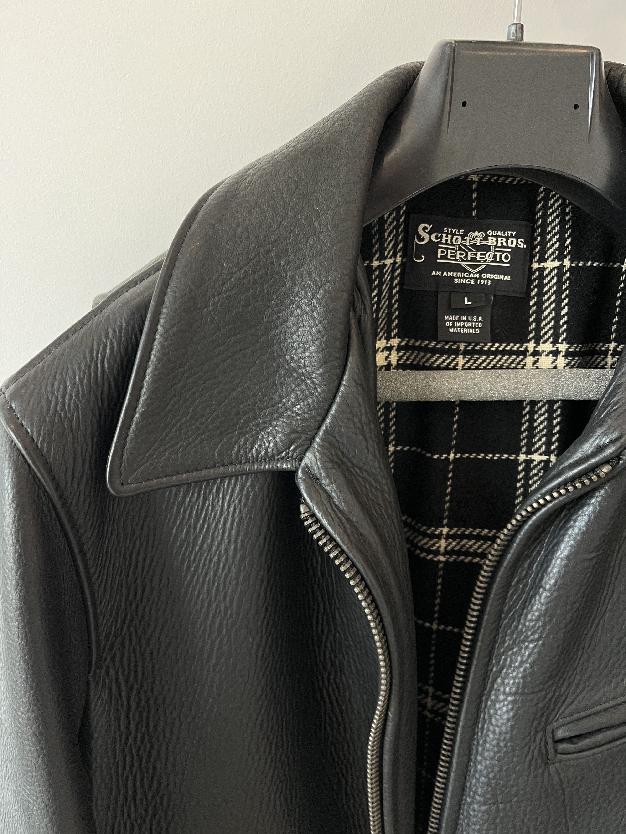 Schott Schott Bison Leather Jacket 463 Size US L / EU 52-54 / 3 - 4 Thumbnail