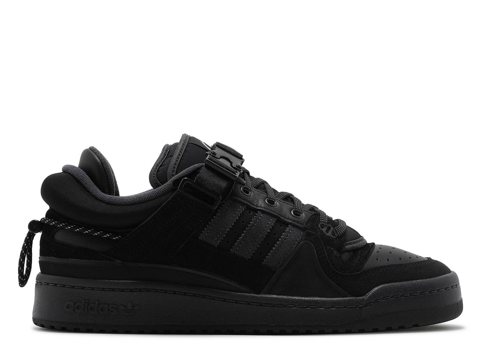 image of Adidas Forum Low Bad Bunny Back To School Shoes in Core Black, Men's (Size 9.5)