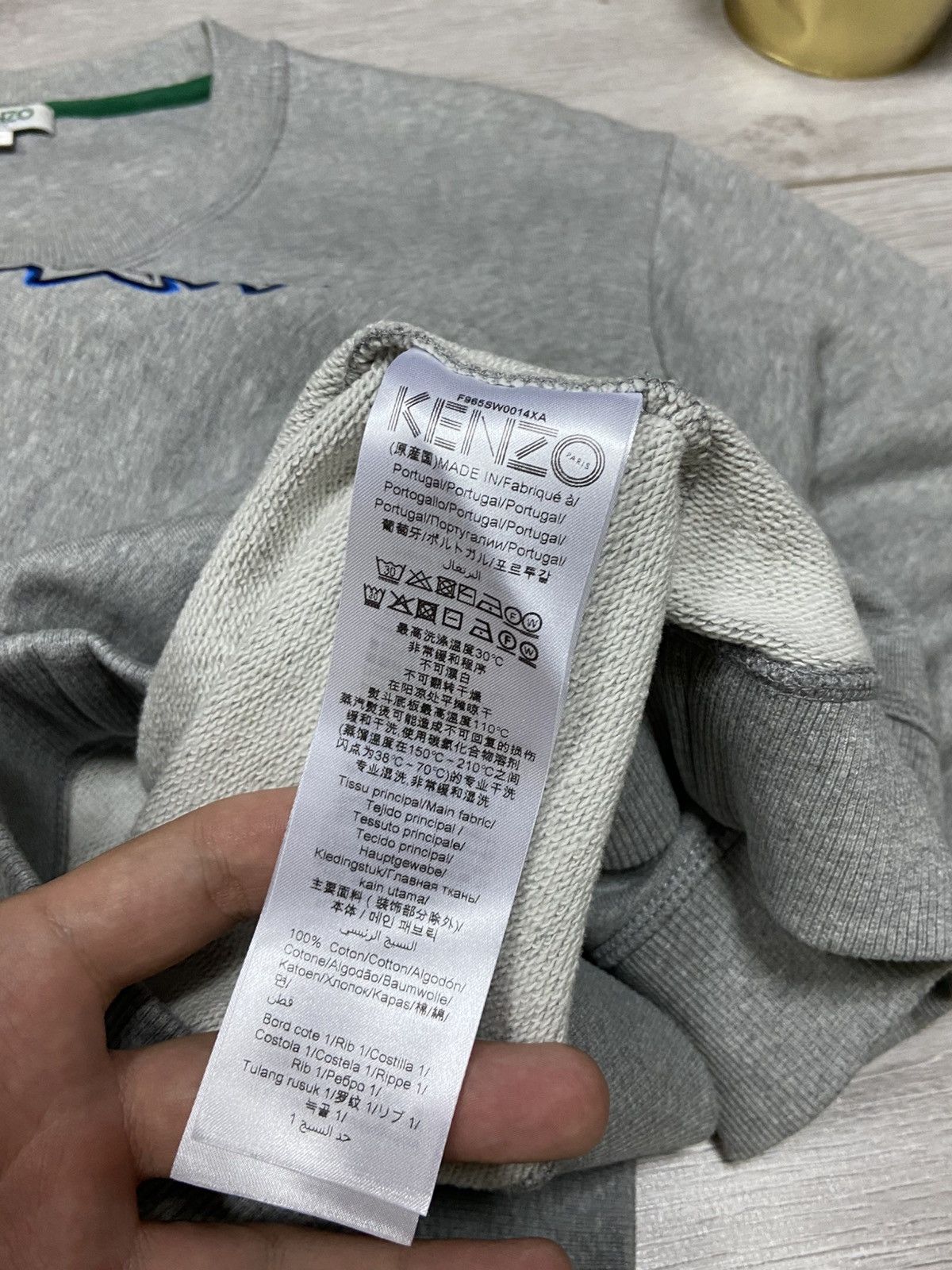 Kenzo Kenzo Paris tiger 🐯 big logo sweatshirt embroidered Size US L / EU 52-54 / 3 - 5 Thumbnail