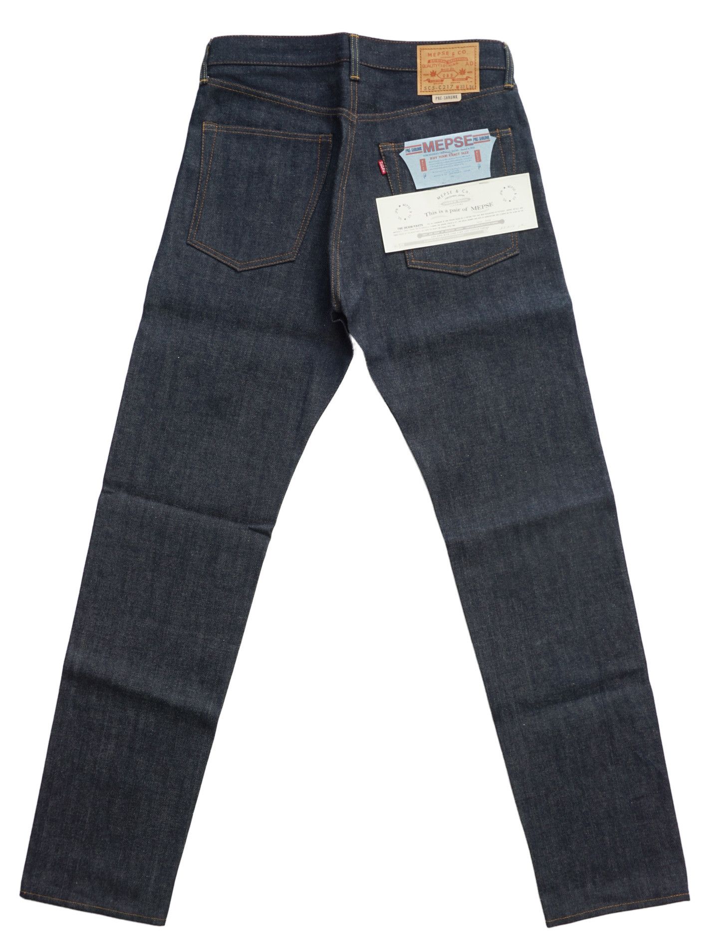 Japanese Brand MEPSE & CO. Lot. 5C5-C217 W34 x L34 Tapered Straight Size US 34 / EU 50 - 1 Thumbnail