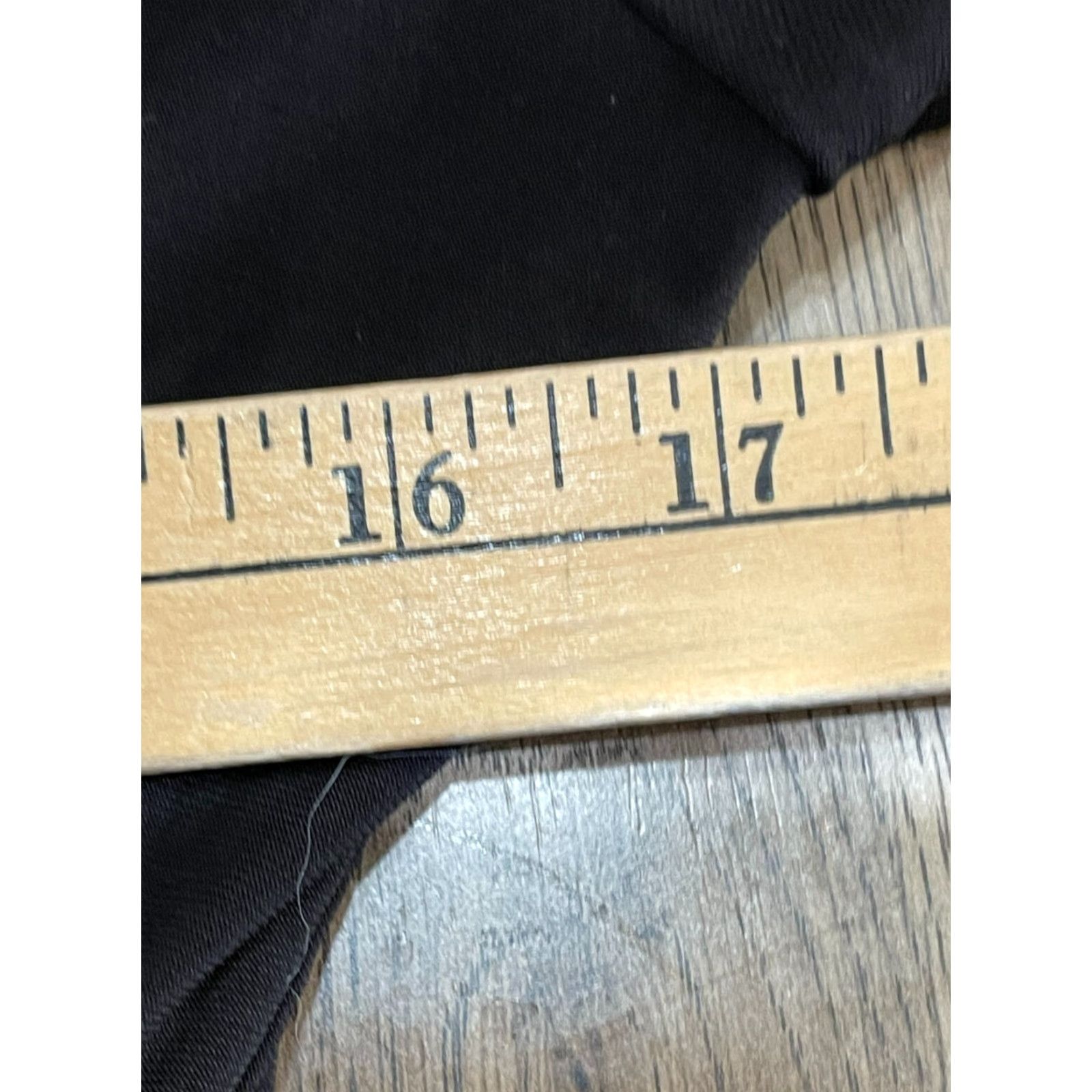 Vintage American Living Dress Women’s 8 Black Midi A-Line Long Sleeve V-Neck Broach on Waist Casual Fall Spring Summer Size M / US 6-8 / IT 42-44 - 5 Thumbnail