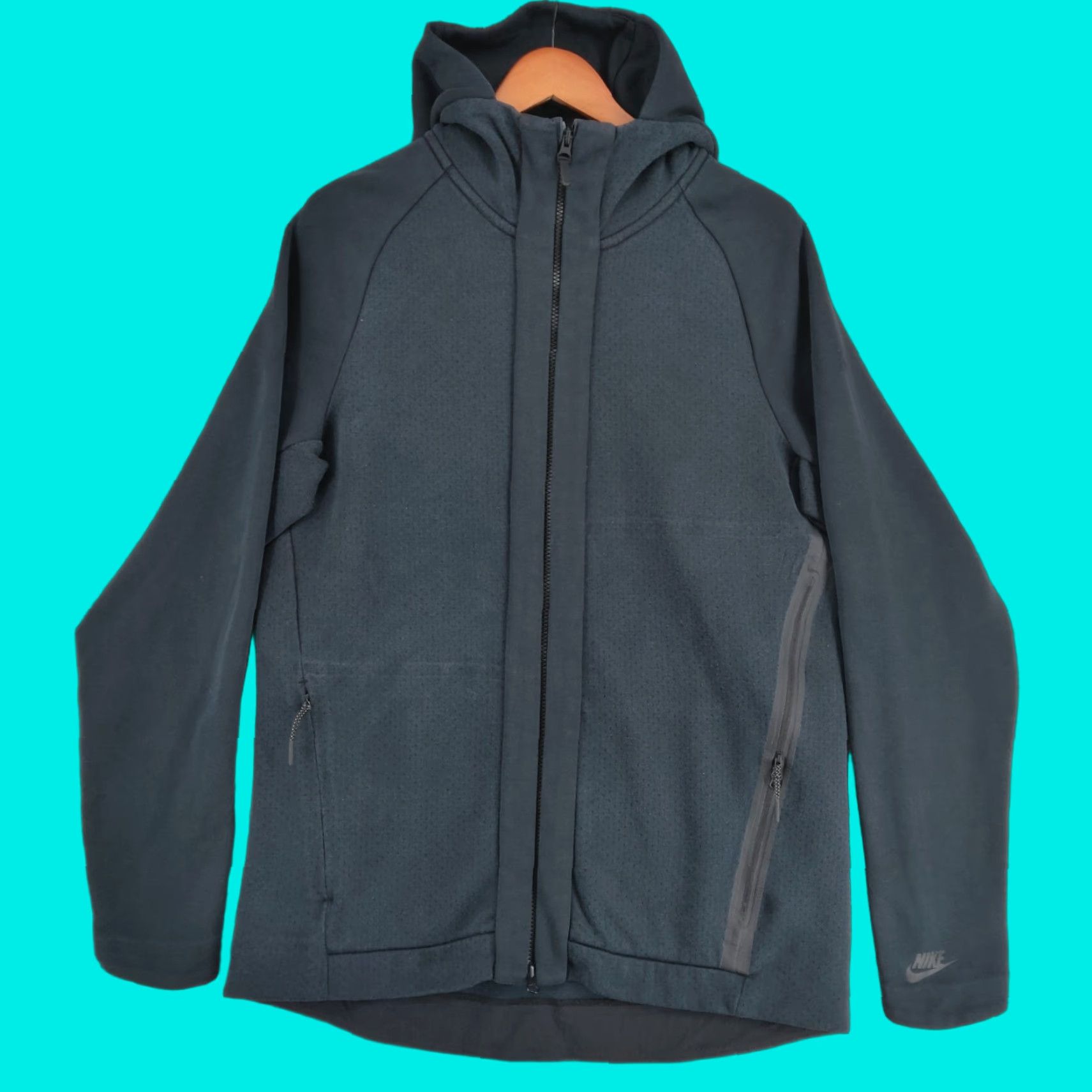 Nike Nike Sportswear Hoodie Mens Large Black Full Zip Scuba Hood 832112 Size US L / EU 52-54 / 3 - 1 Thumbnail