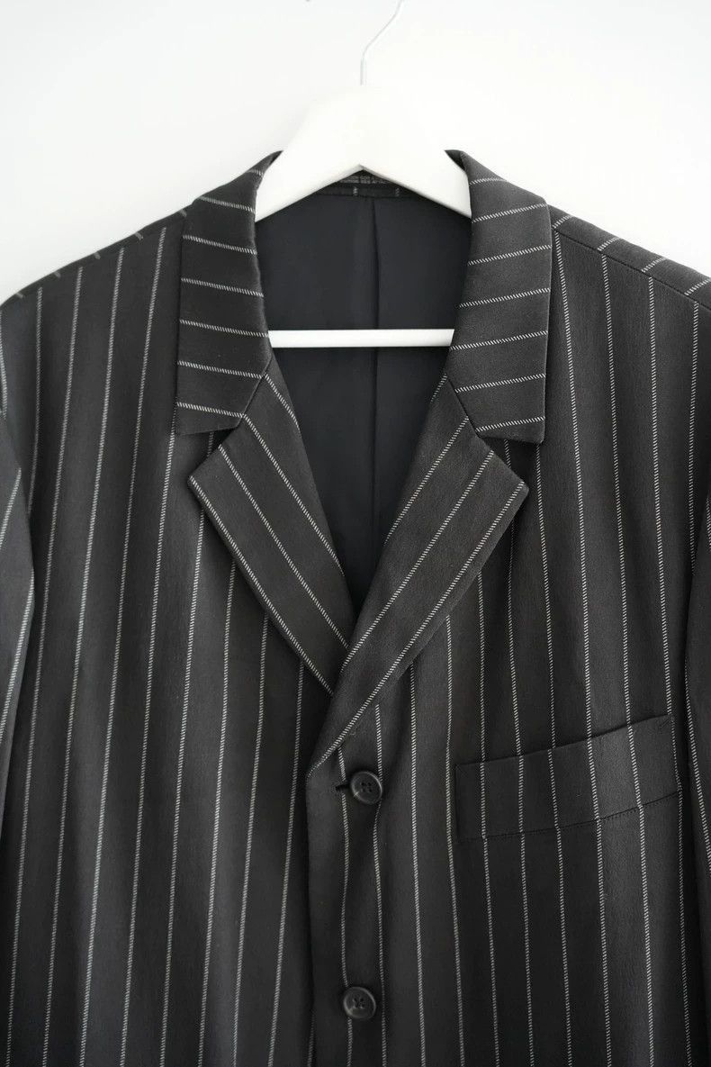 Yohji Yamamoto Yohji Yamamoto Yohji Yamamoto Striped Suit Jacket for Men Size US S / EU 44-46 / 1 - 3 Thumbnail