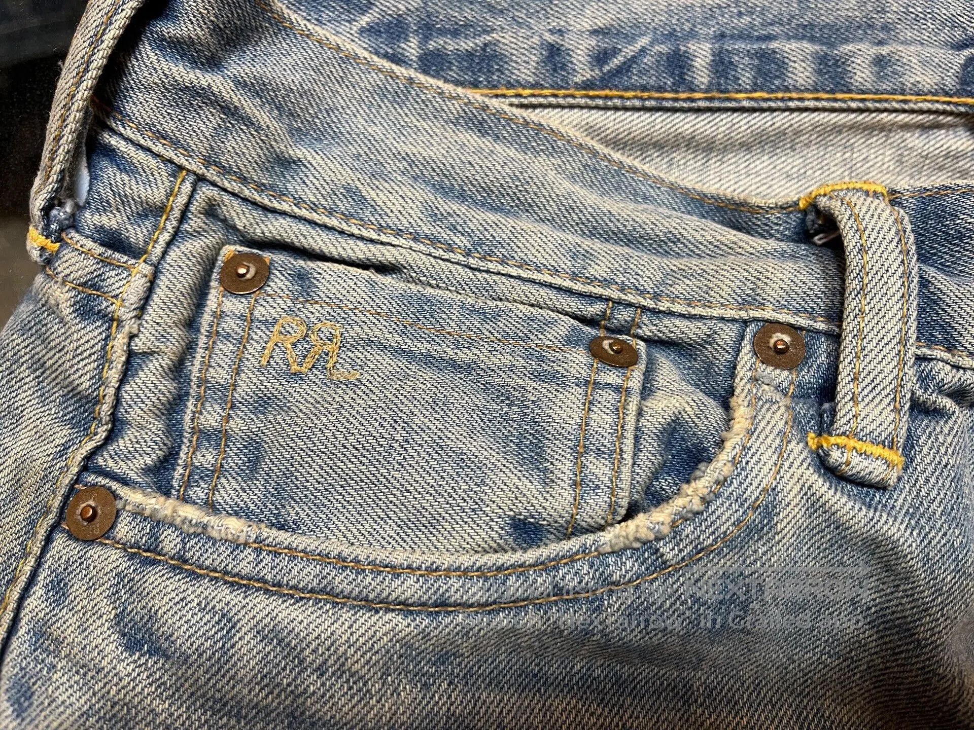 RRL Ralph Lauren vintage rrl denim pants by ralph lauren. Size US 31 - 4 Thumbnail