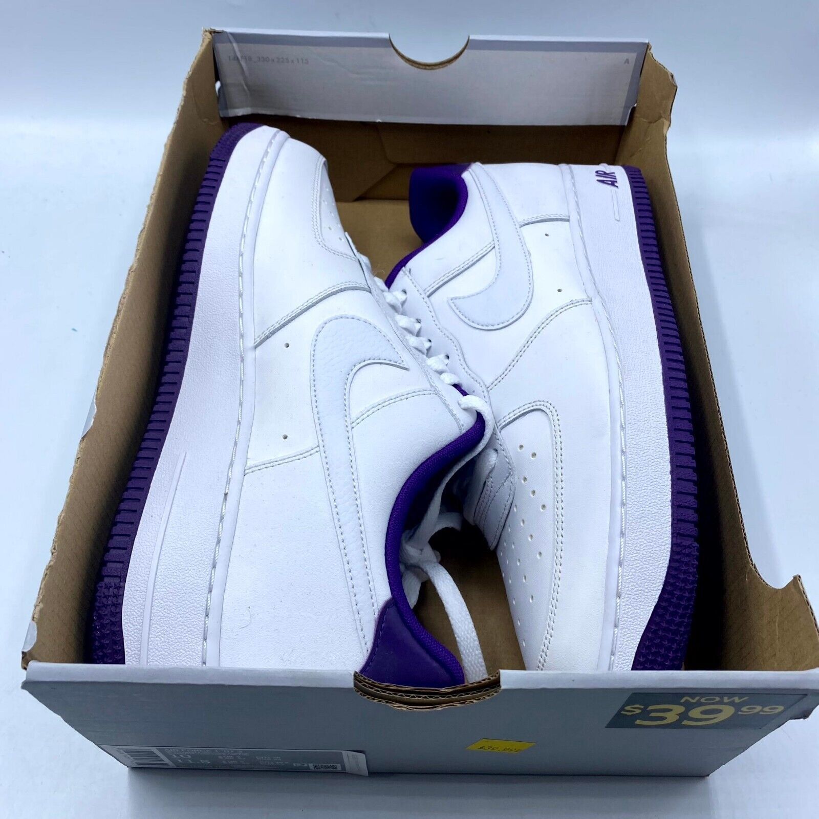 Nike NEW Nike Air Force 1 '07 2 White Voltage Men's CJ1380-100 Size US 10 / EU 43 - 9 Thumbnail
