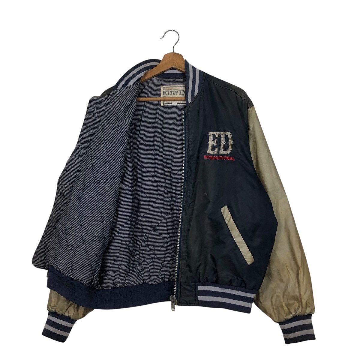Edwin 📌Vintage Bomber Jacket Jumper Edwin Big Logo Issey Miyake Size US M / EU 48-50 / 2 - 12 Thumbnail