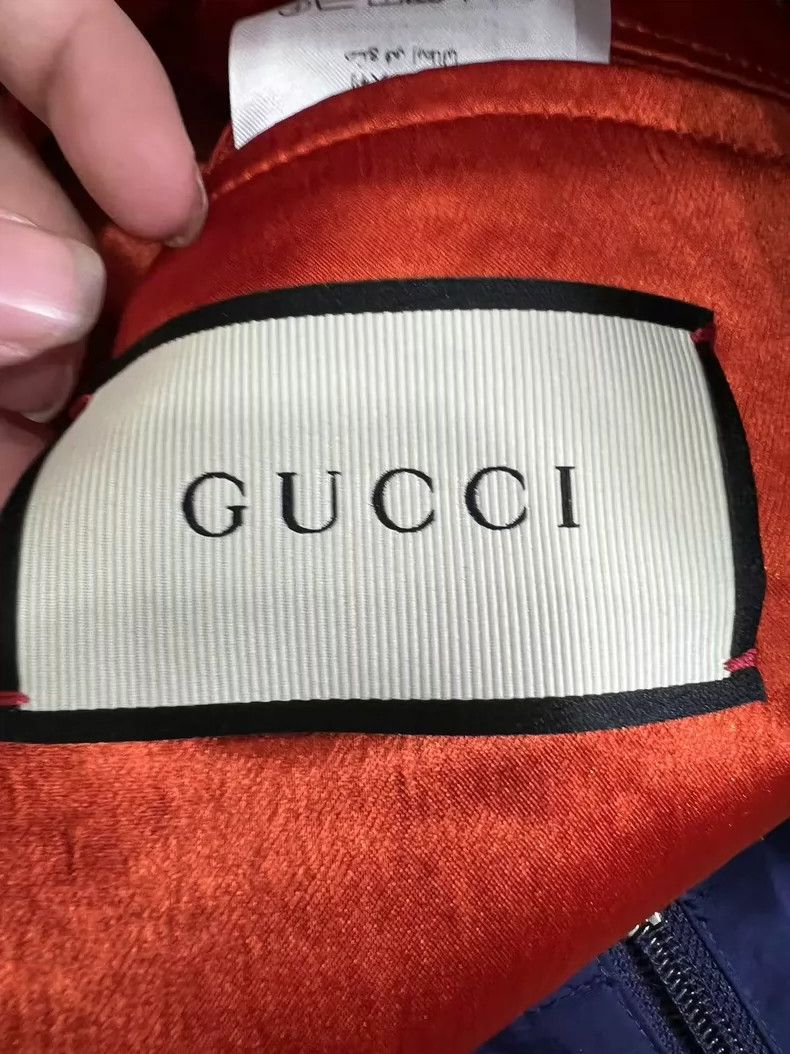 Gucci Gucci Color-blocked Logo Striped Hooded Zipper Long Sleeve Size US M / EU 48-50 / 2 - 3 Thumbnail