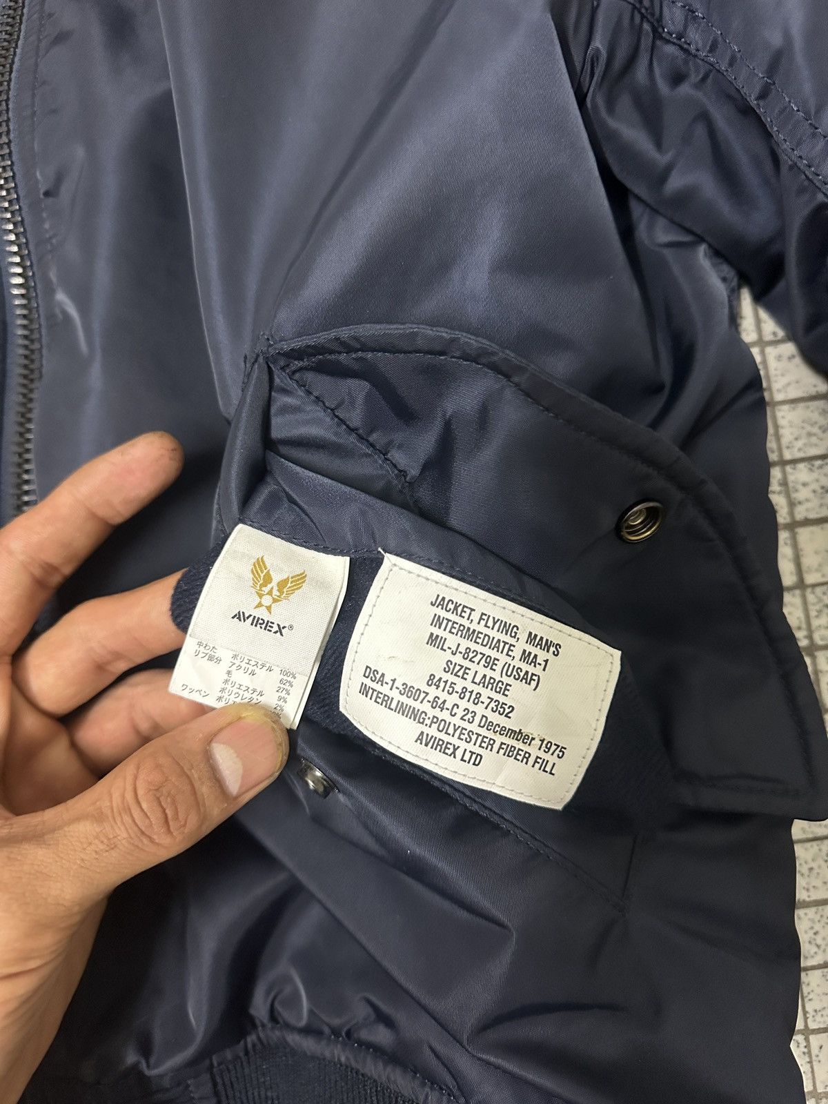 Avirex × Vintage Best Offer 🛒 Vintage Avirex Ma-1 Bomber Jacket Size US L / EU 52-54 / 3 - 13 Thumbnail