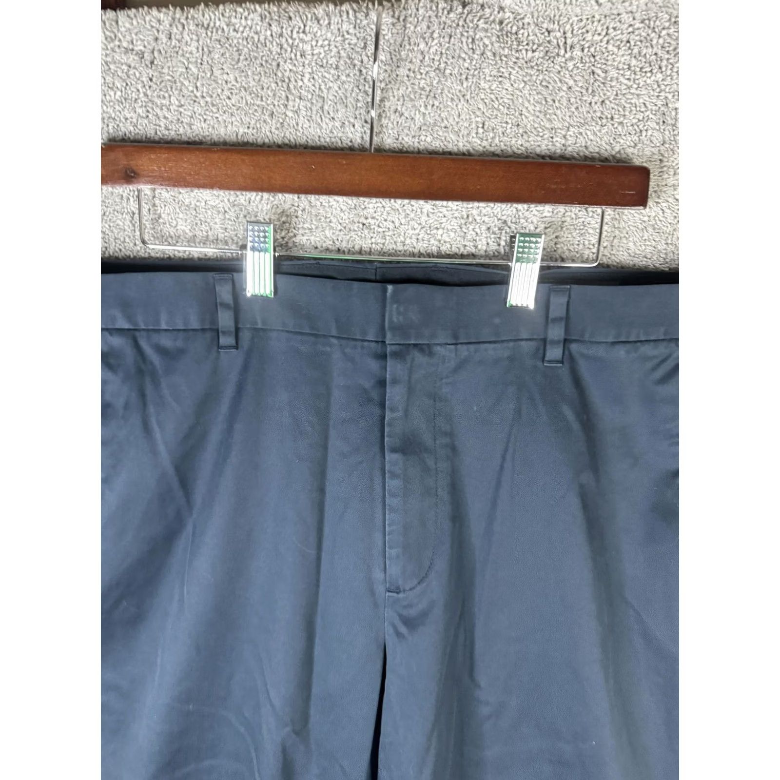 Bonobos Bonobos Pants Mens 38x32 Weekday Warrior Navy Blue Chino Flat Front Straight Leg Casual Dress Size US 38 / EU 54 - 4 Thumbnail