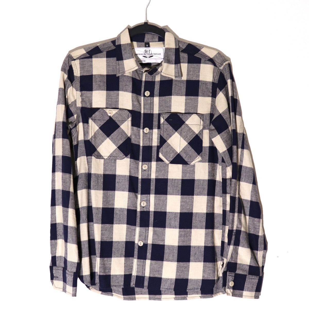 Rogue Territory Rogue Territory Blue/Beige Buffalo Check Shirt Size US S / EU 44-46 / 1 - 1 Thumbnail