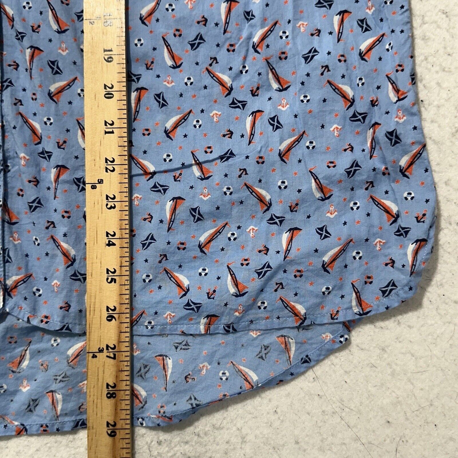 Gloria Vanderbilt Gloria Vanderbilt XL Sleepwear Button Up Shirt Boat Pattern Size XL / US 12-14 / IT 48-50 - 9 Thumbnail
