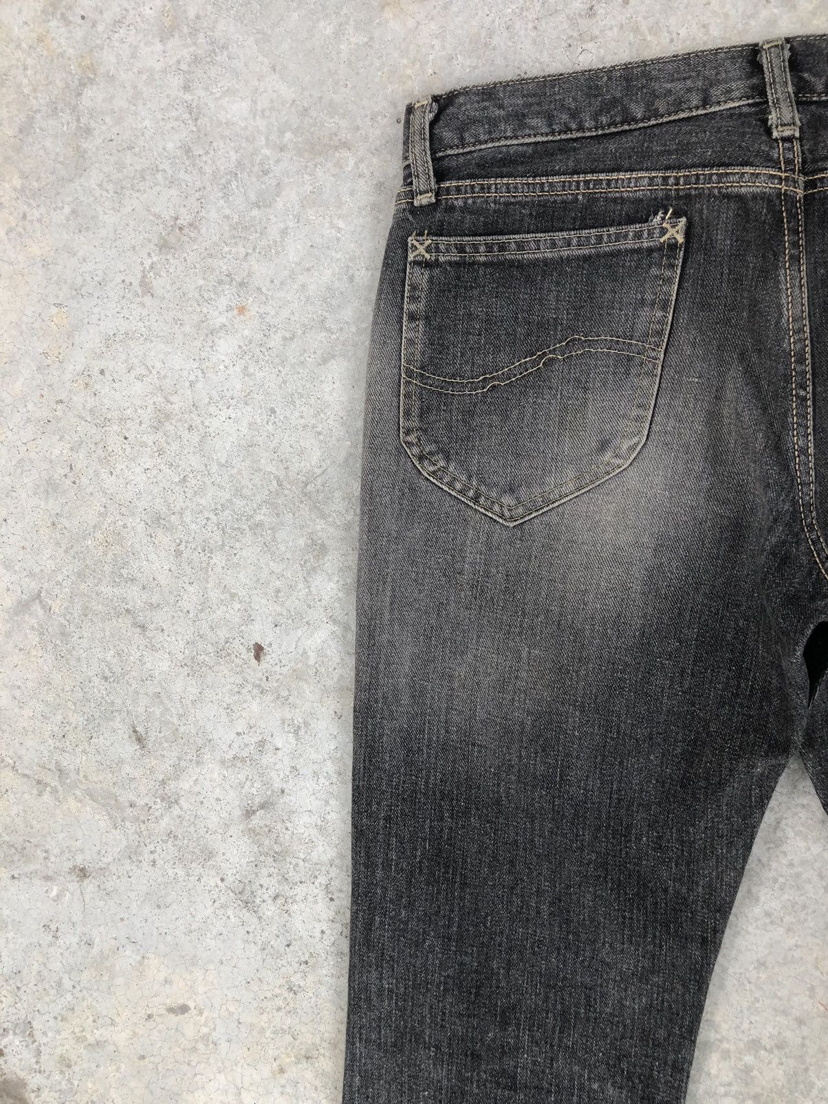 If Six Was Nine Japanese Lee Flared Jeans Distressed Jeans Size US 32 / EU 48 - 10 Thumbnail