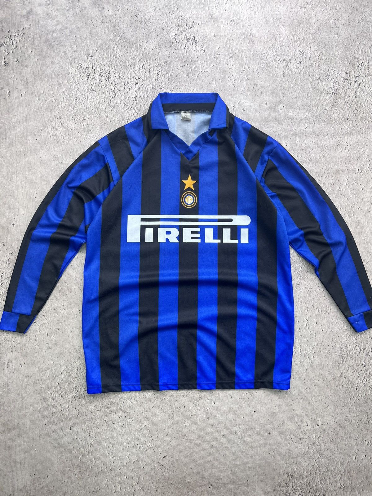 Vintage FINAL DROP Inter Milan Soccer Jersey Tee Blokecore Y2K Size US M / EU 48-50 / 2 - 1 Thumbnail