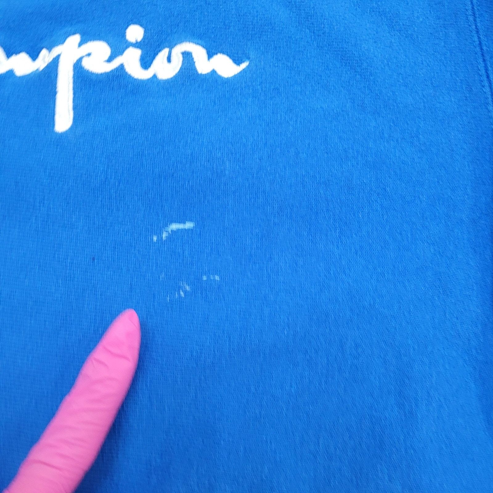 Champion Vintage Champion Sweatshirt L/XL 21x27 Reverse-Weave Script Size US XL / EU 56 / 4 - 5 Thumbnail